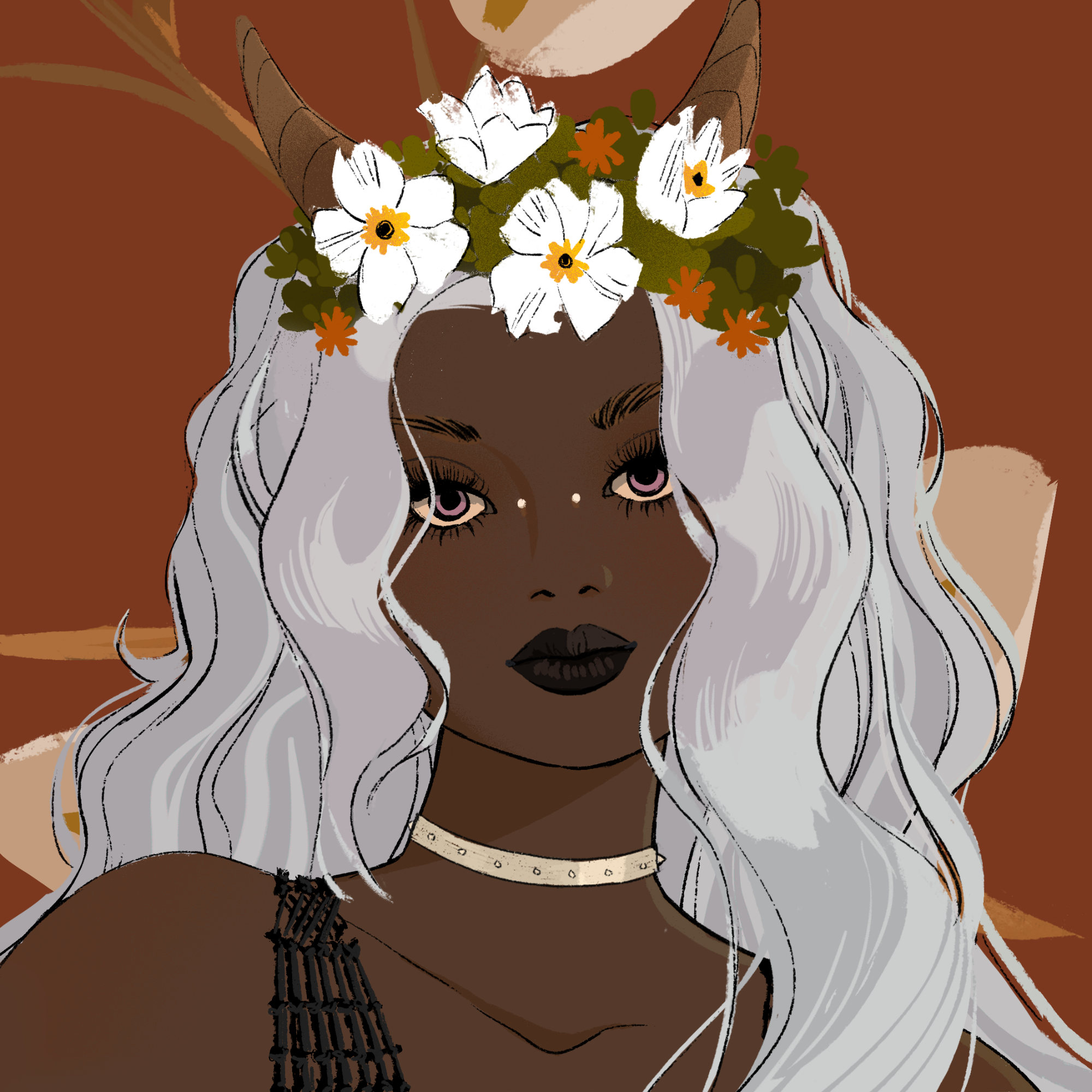 a portrait of Butternut the iron