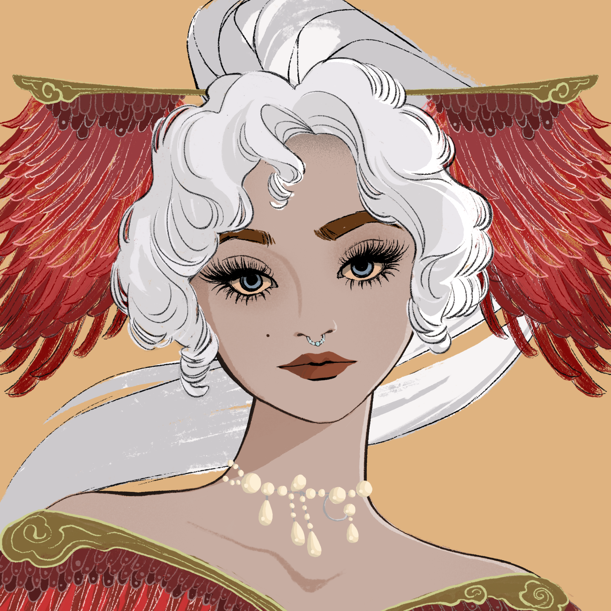 a portrait of Lily chime