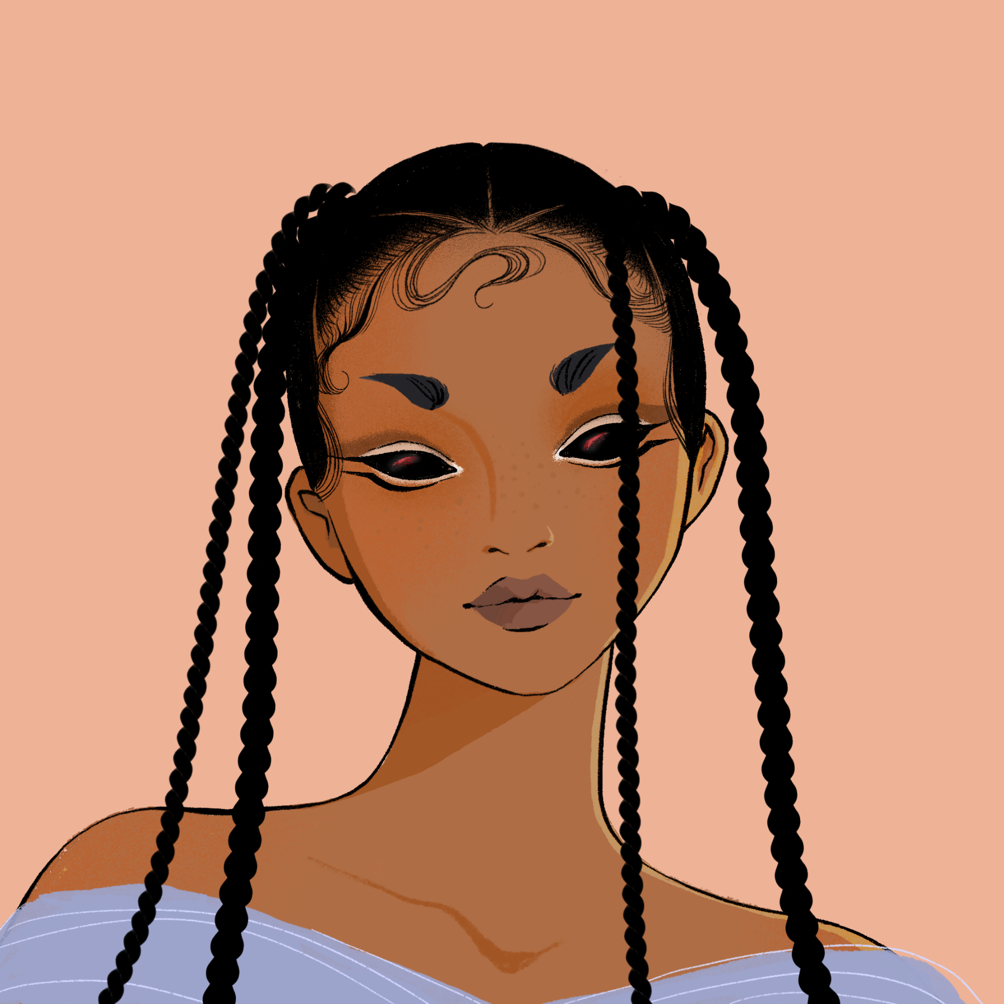 a portrait of Grape, the balmy star