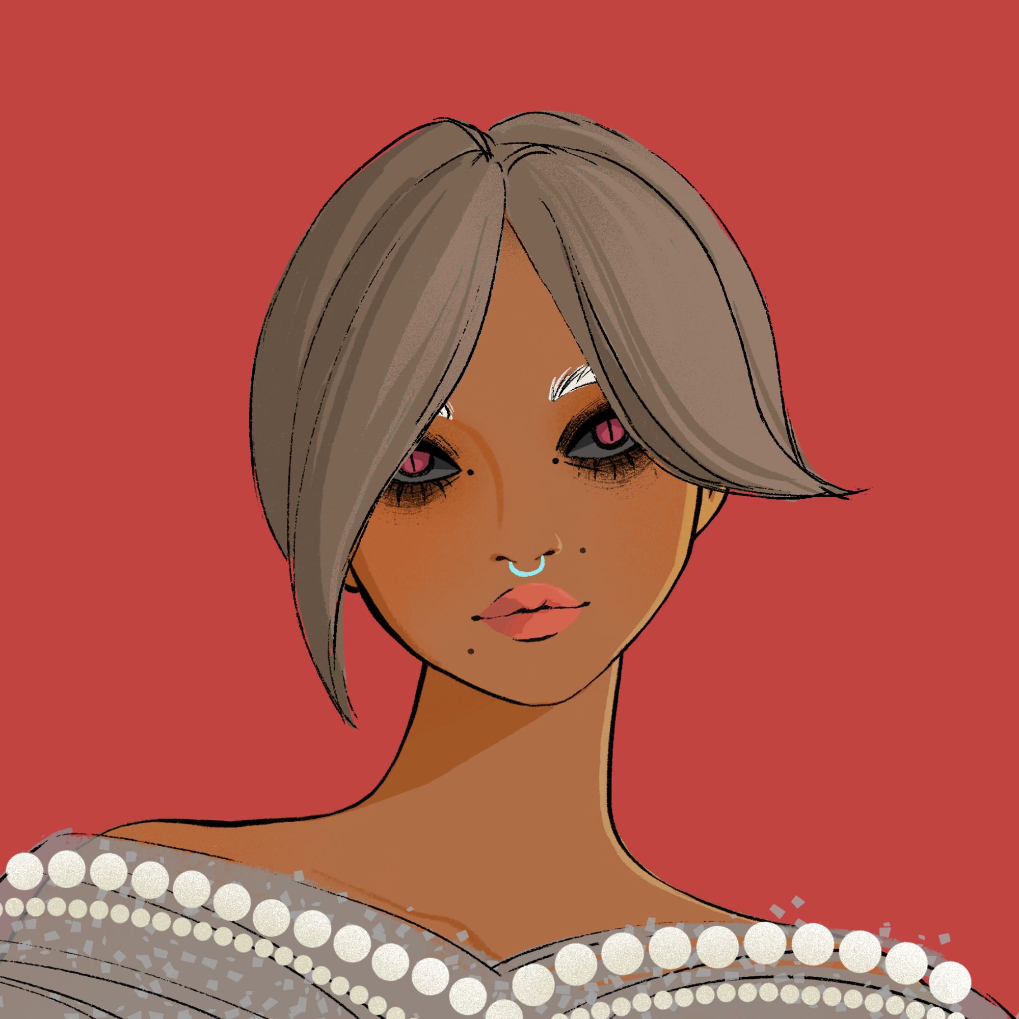 a portrait of Violet