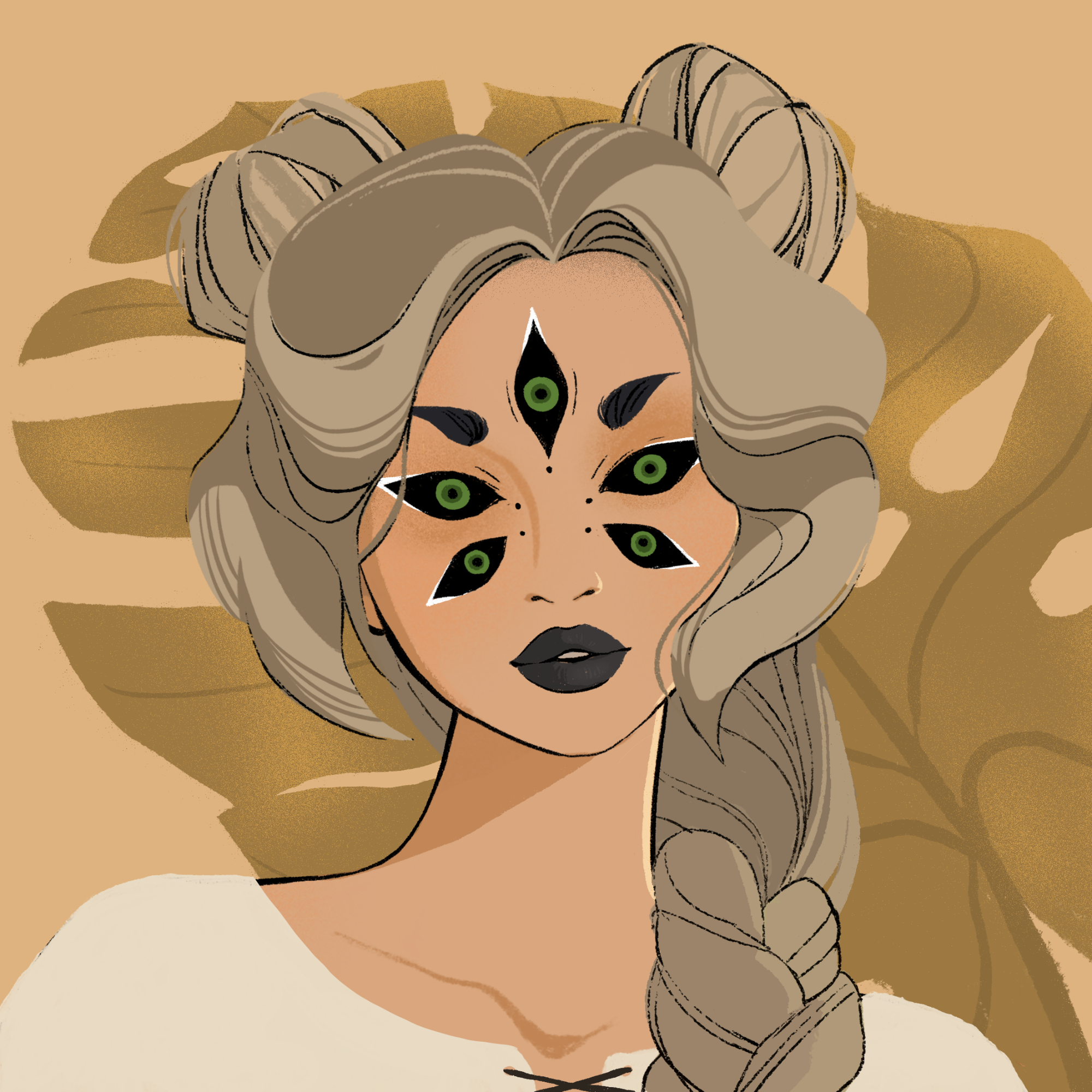 a portrait of Adatara the terrible