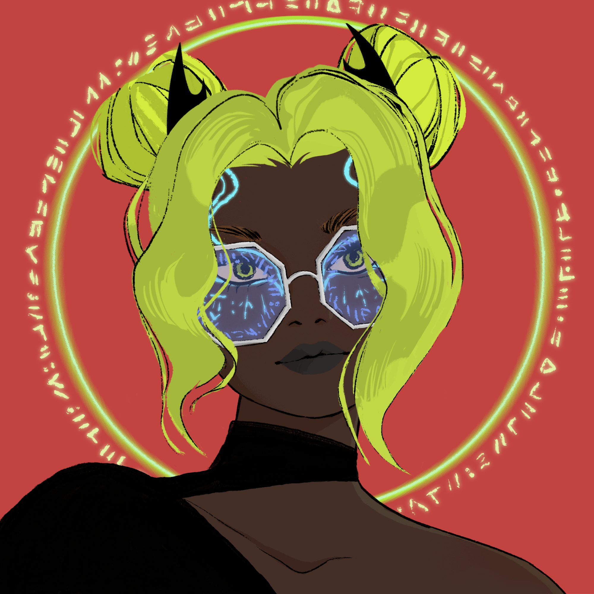 a portrait of Saturn the quick