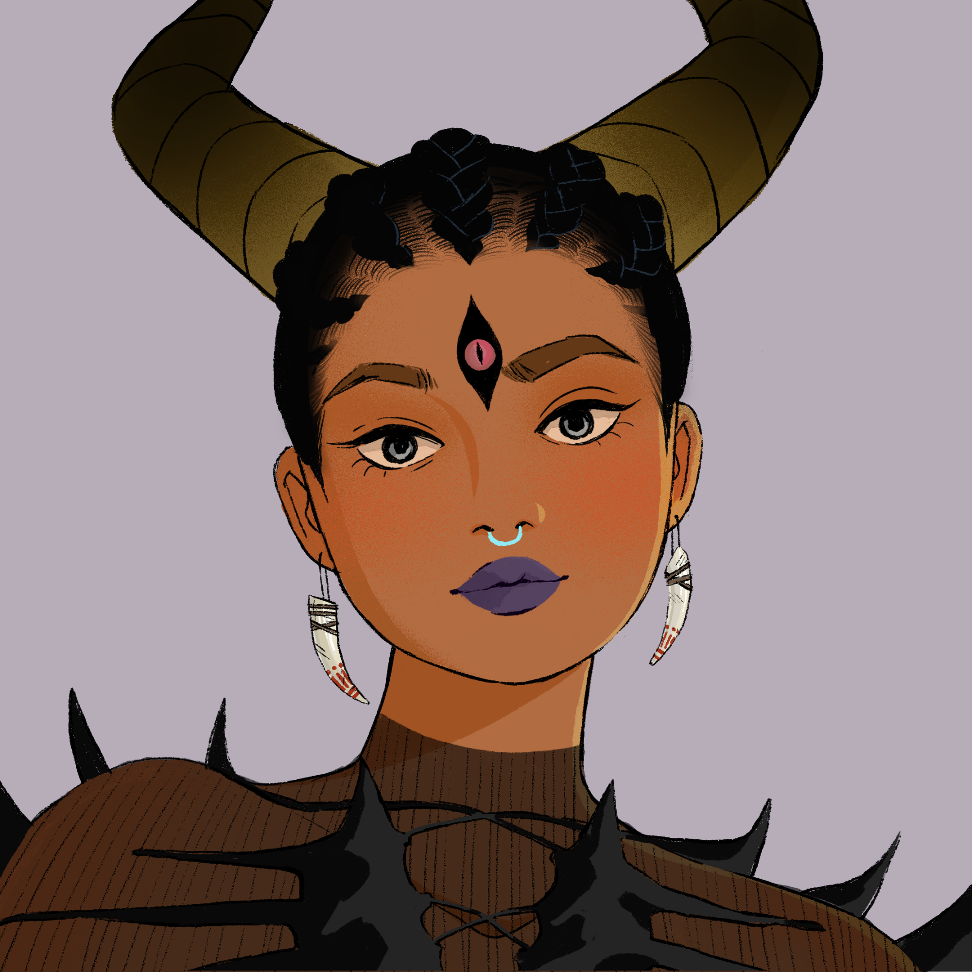 a portrait of Gaua, the surprising glow