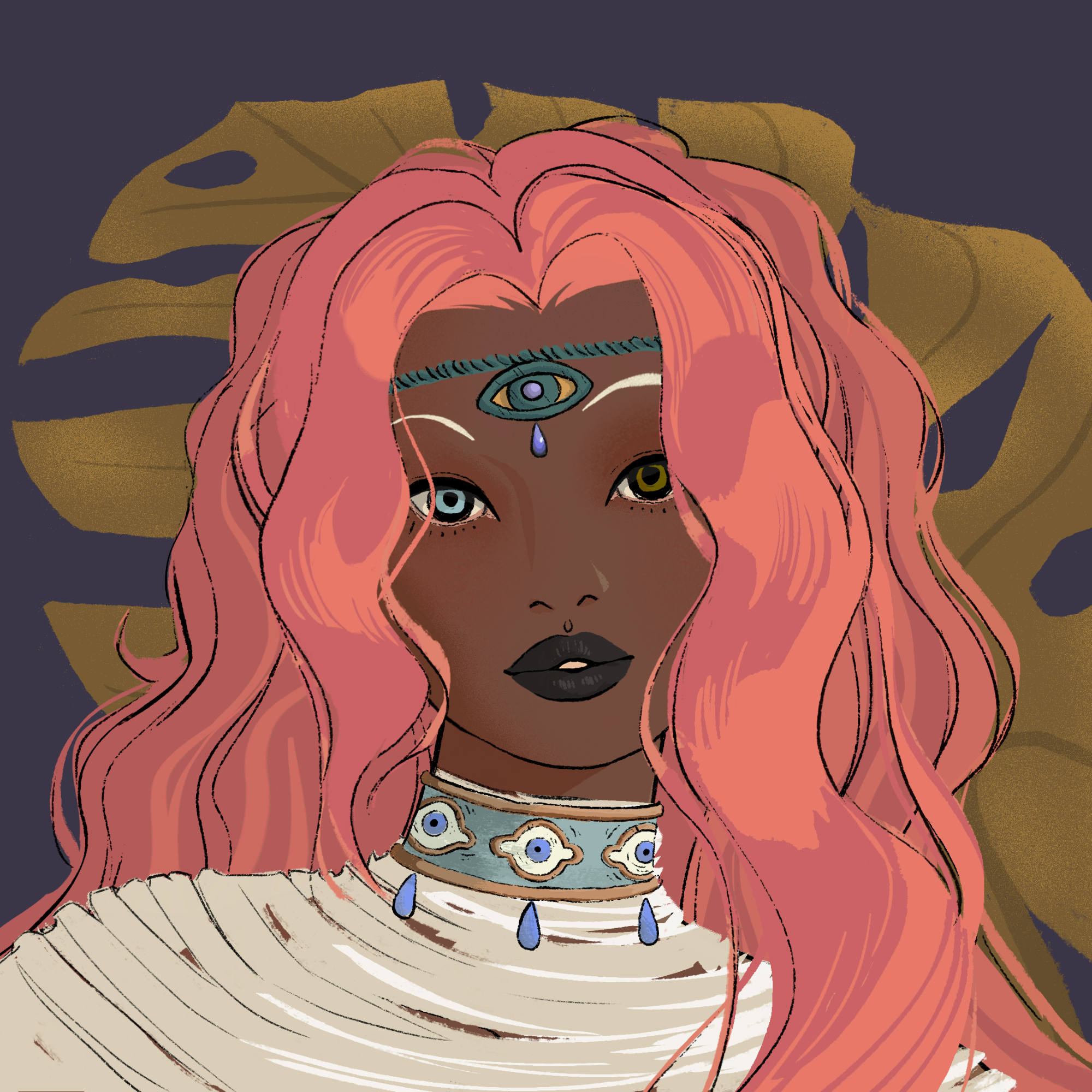 a portrait of Mademoiselle carambola