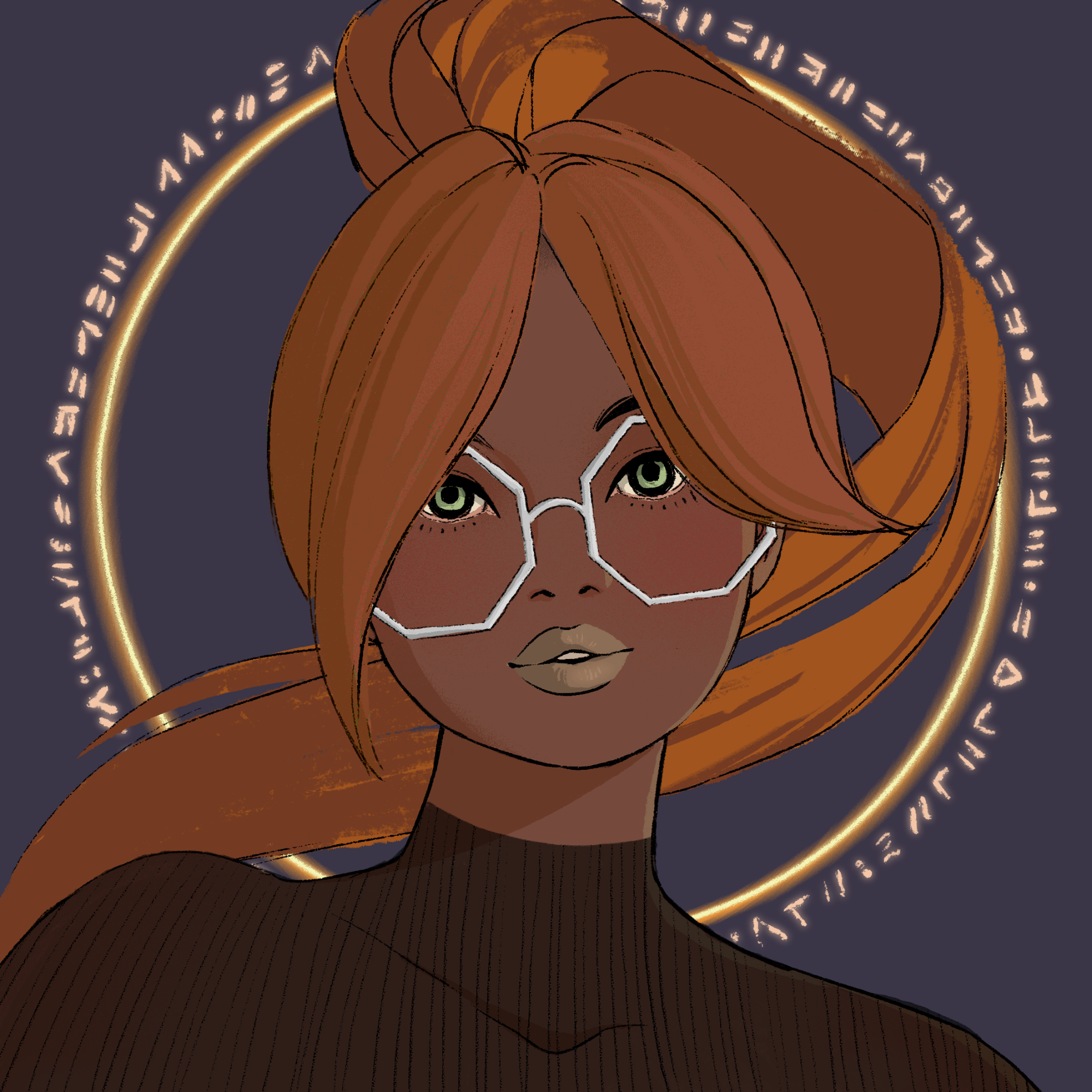 a portrait of Hadar of the orrery