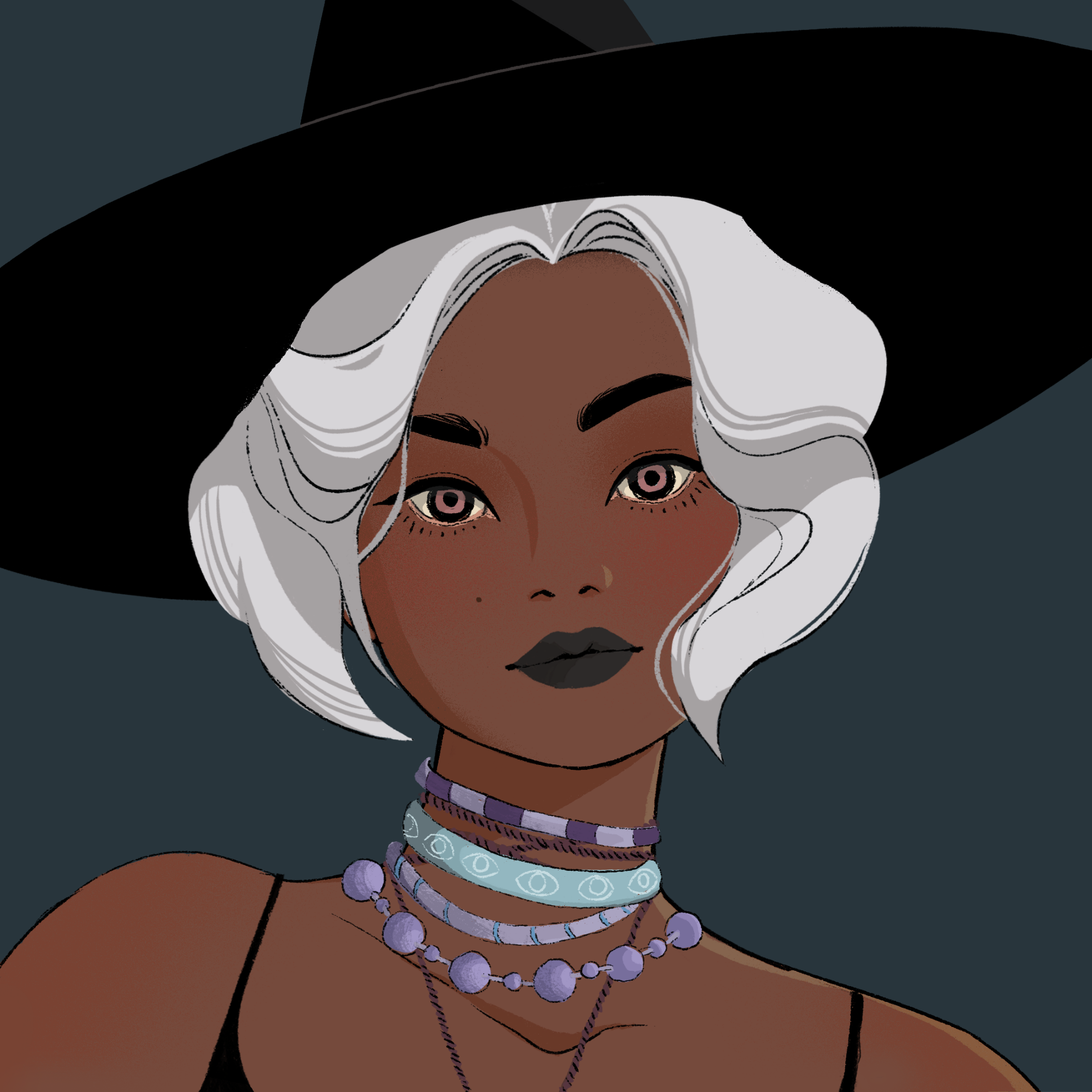 a portrait of Akagi, the splintered bludgeon