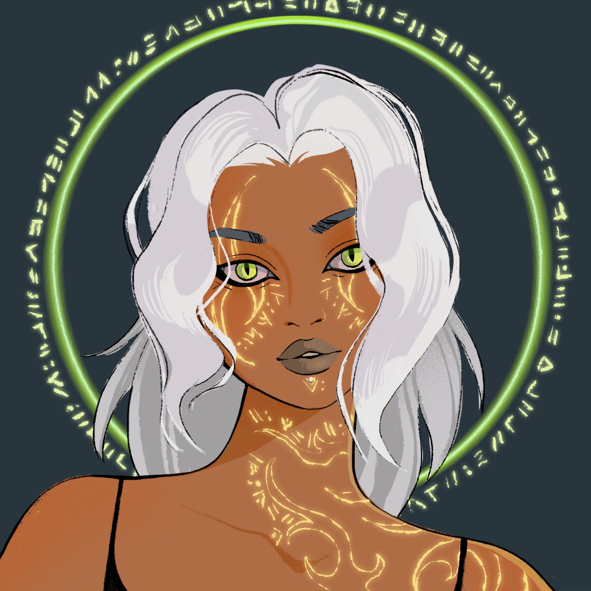 a portrait of Andromeda the apt