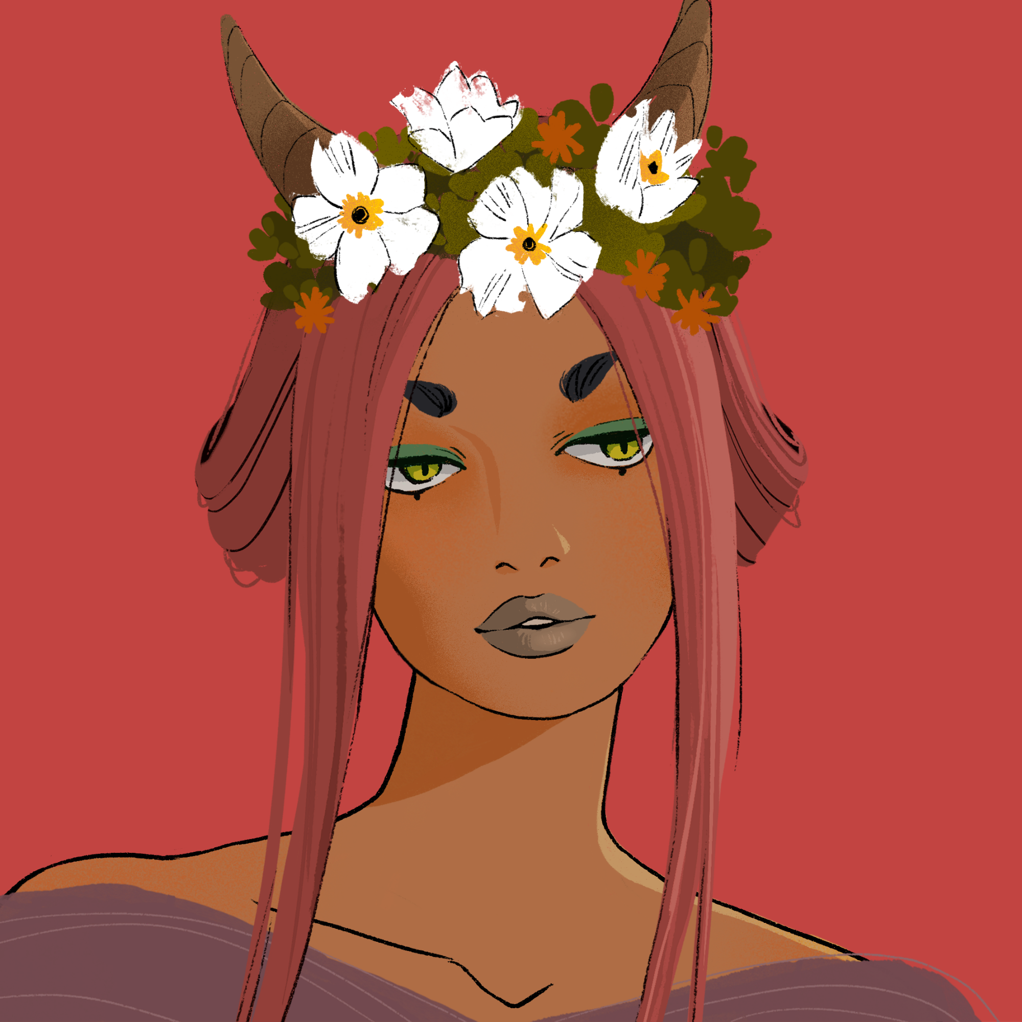 a portrait of Pepper of the wastes