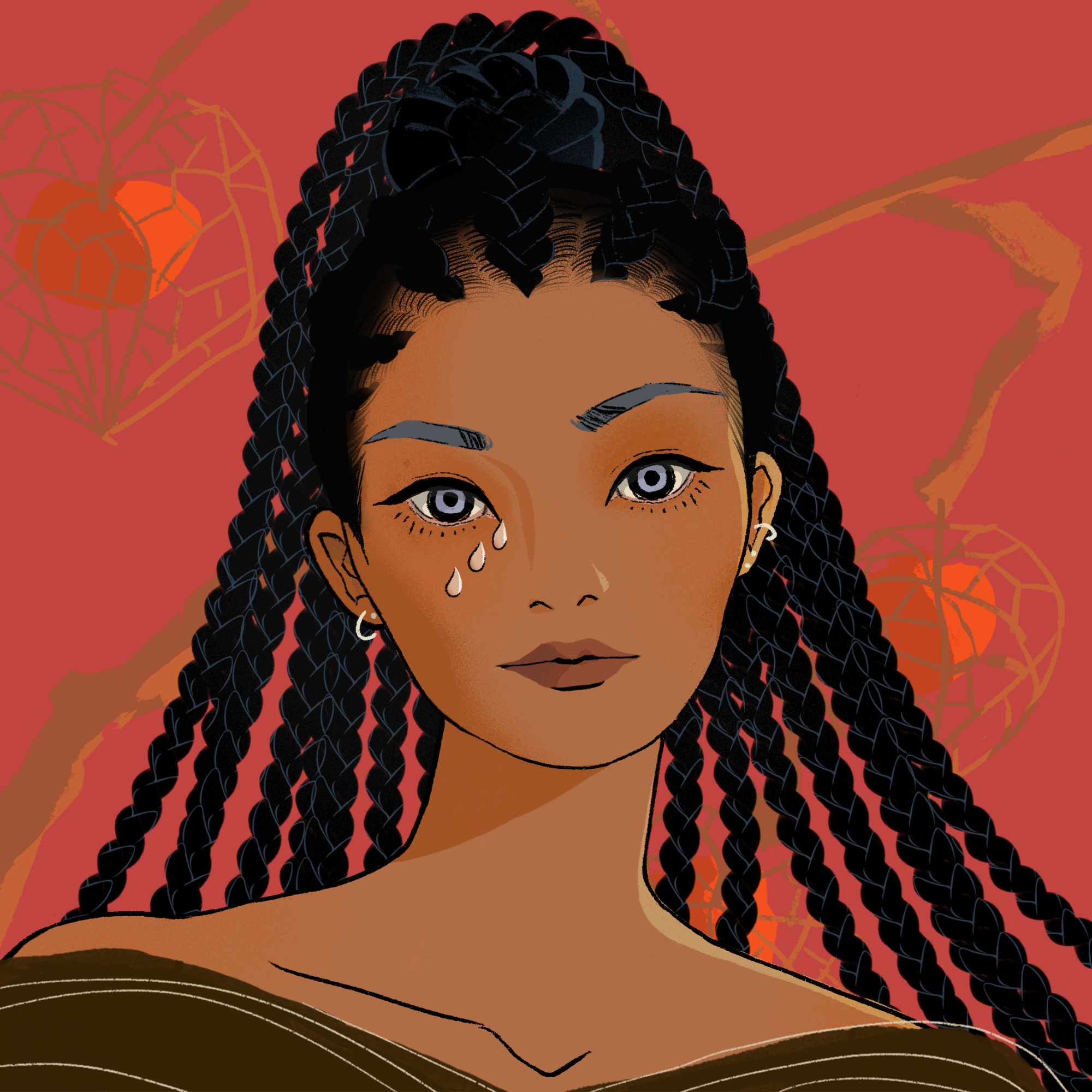 a portrait of Onyx, the handsome macaron