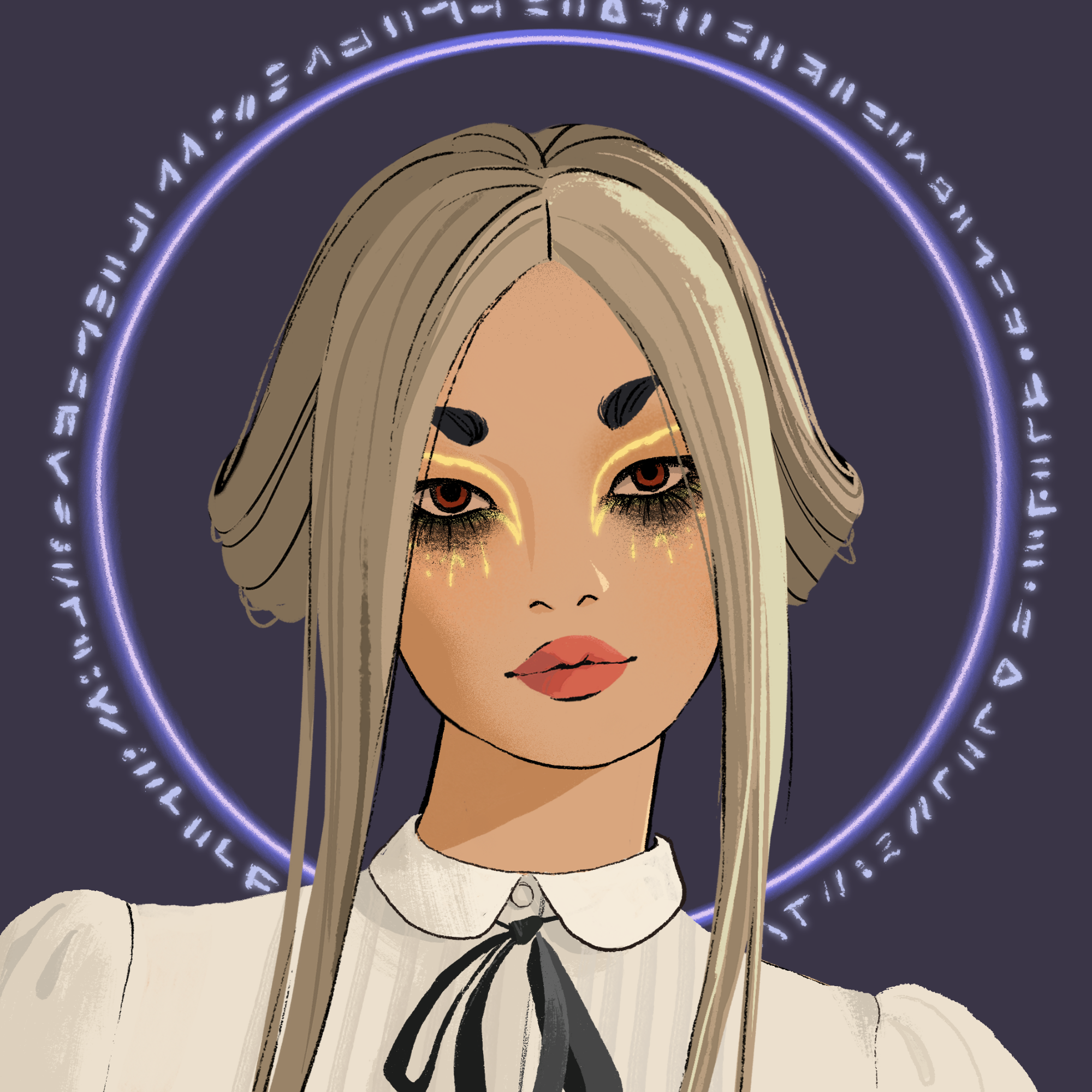 a portrait of The quill