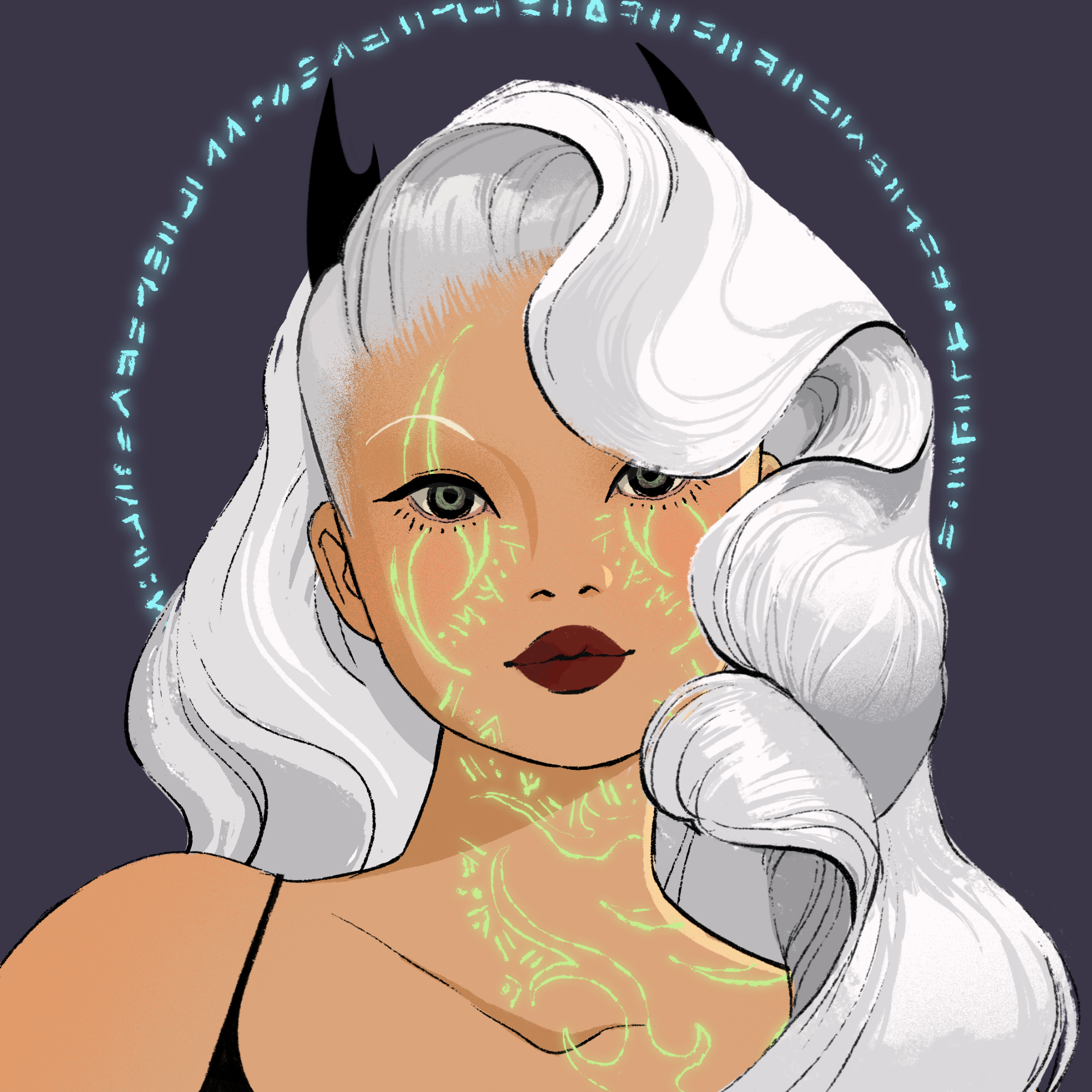 a portrait of Inertia the learned