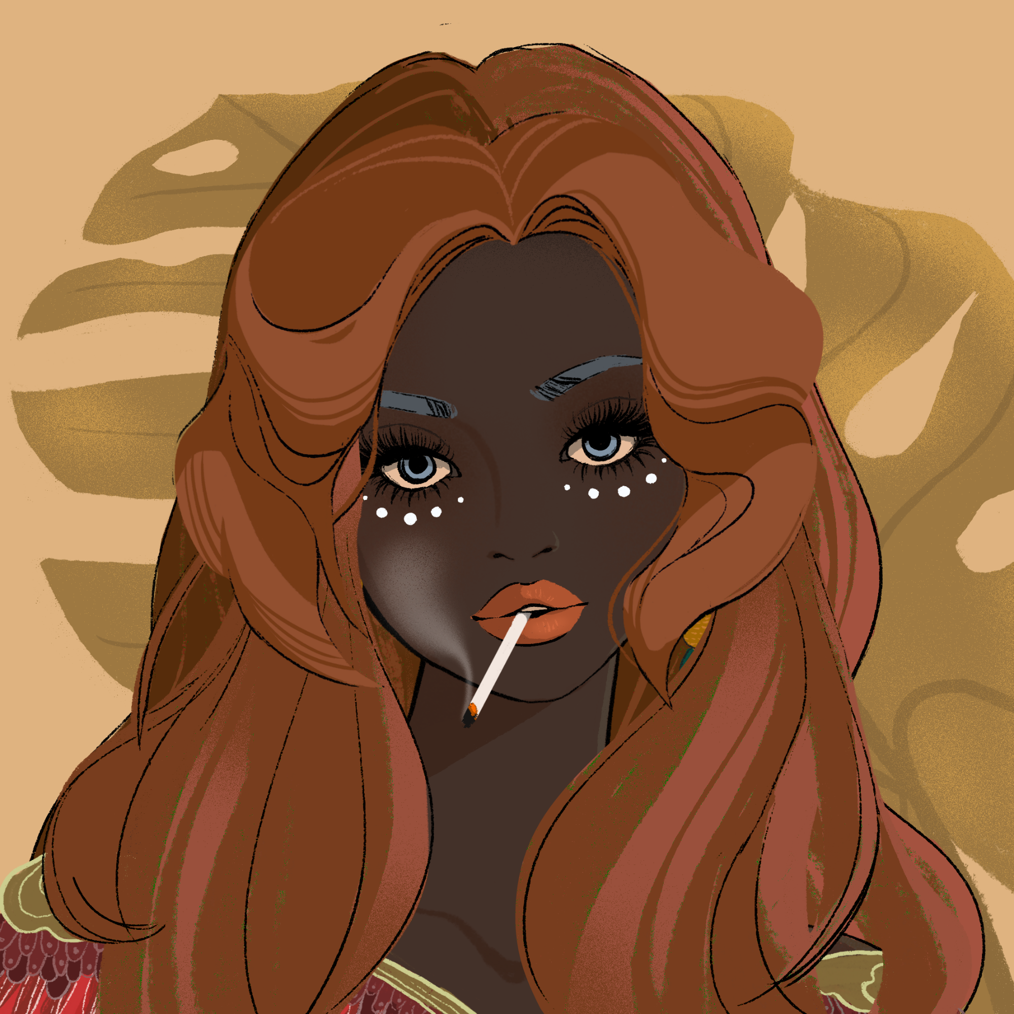 a portrait of Chorale, the elegant spangle