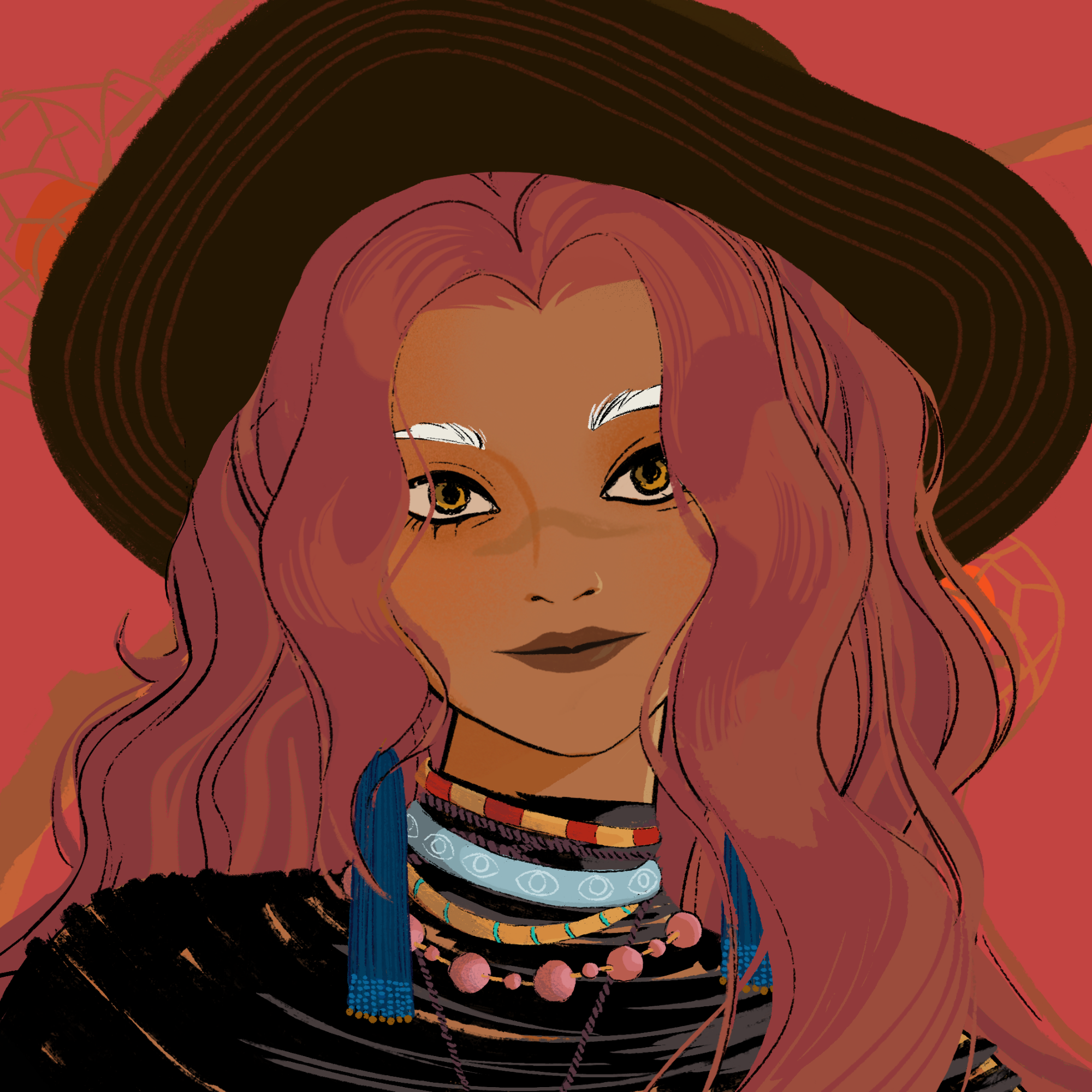 a portrait of Lily the lofty