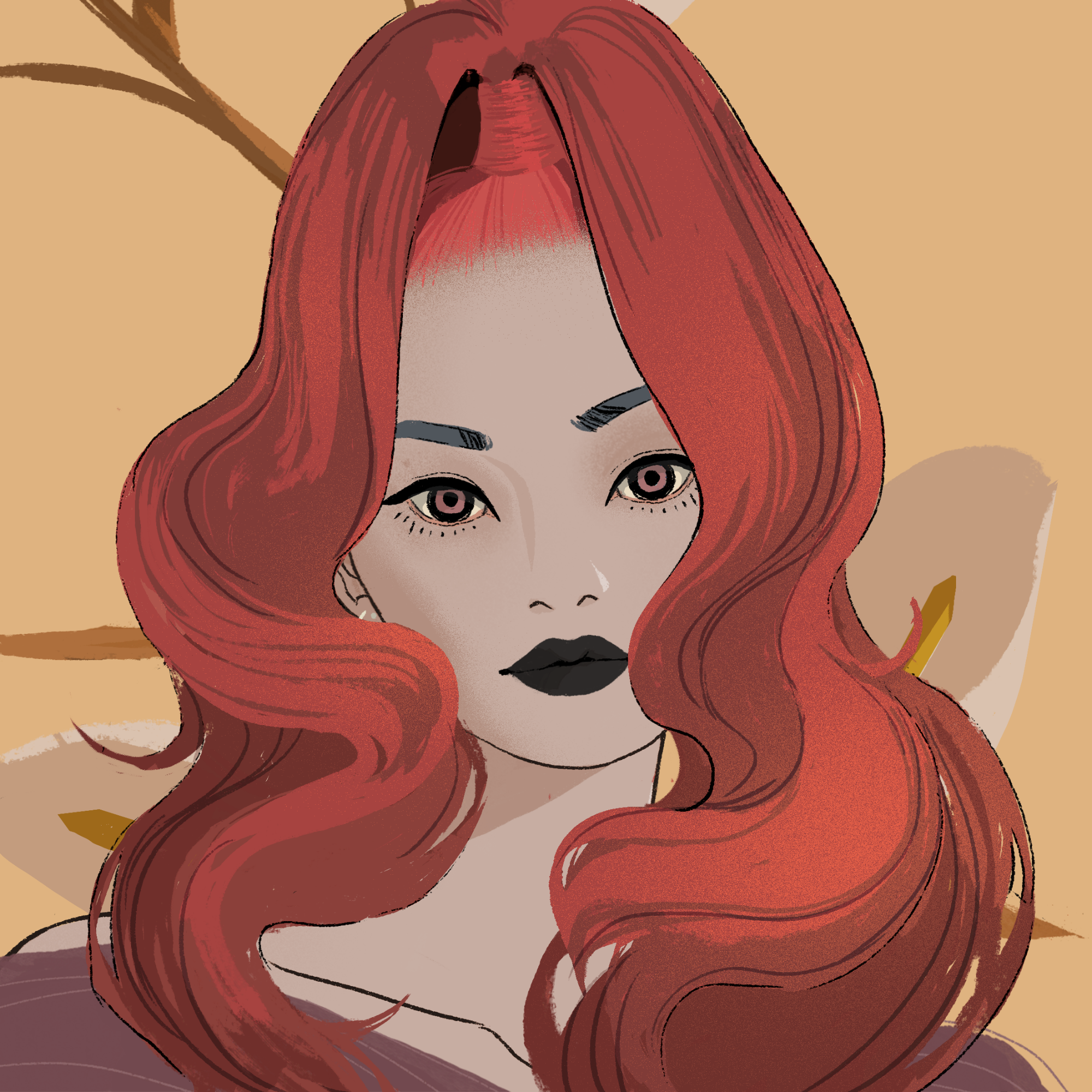 a portrait of Parsley of the woods