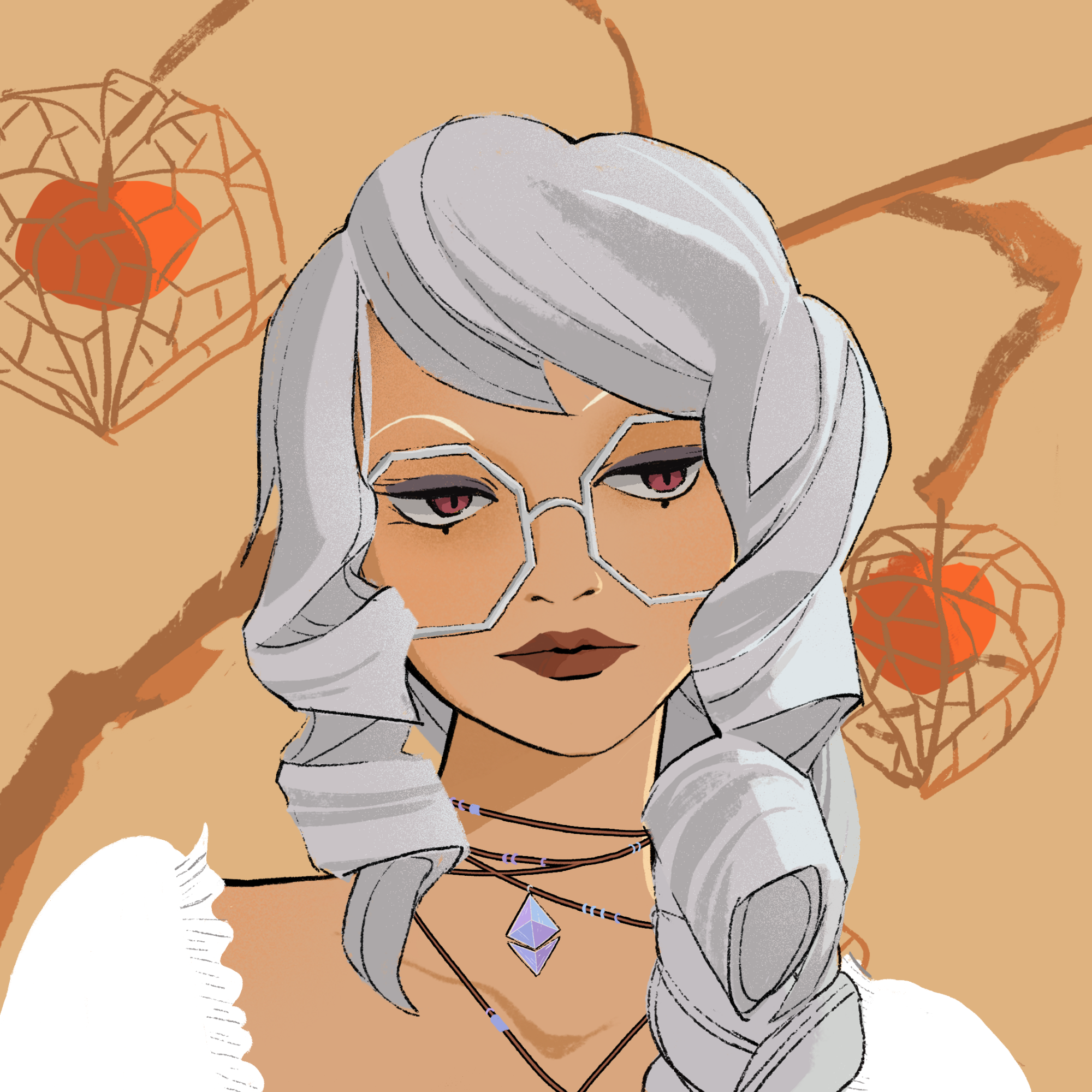 a portrait of Tarragon of the wilds