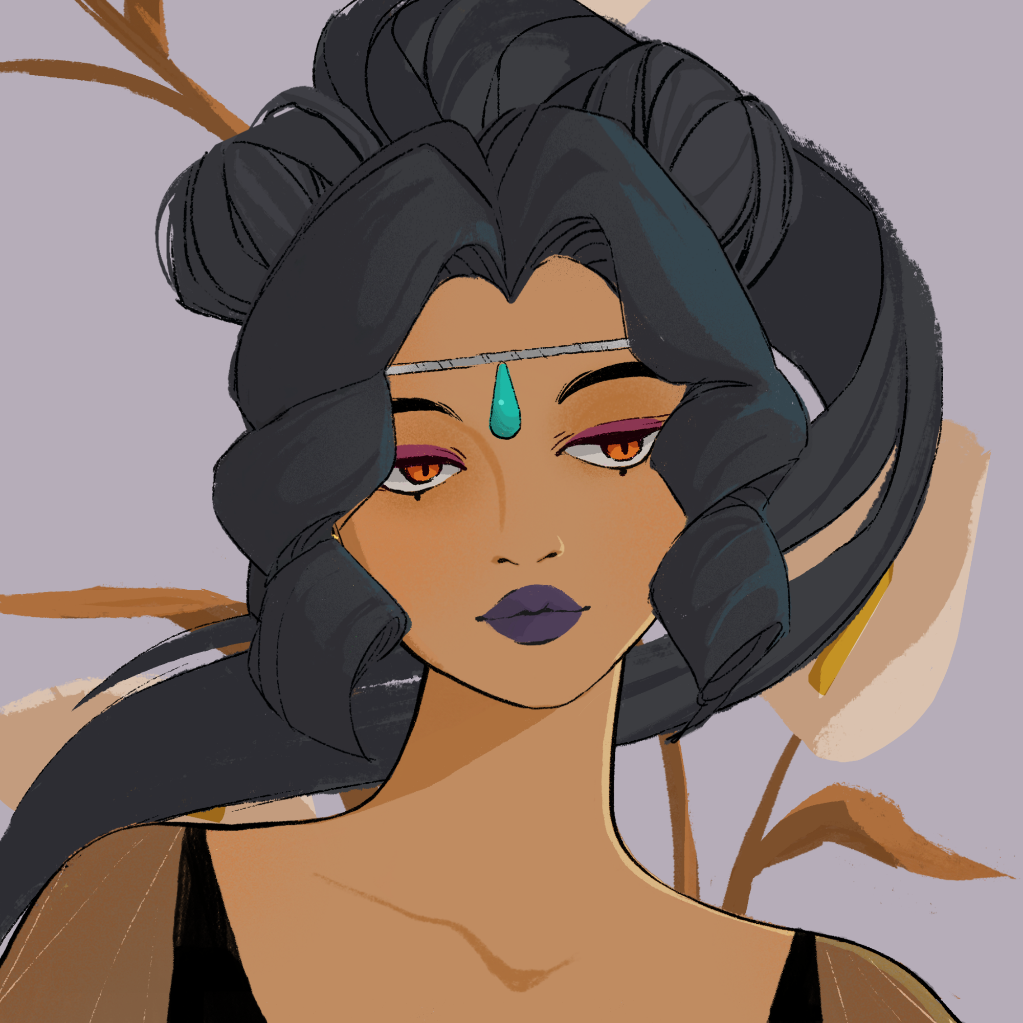 a portrait of Nectarine of the wastes