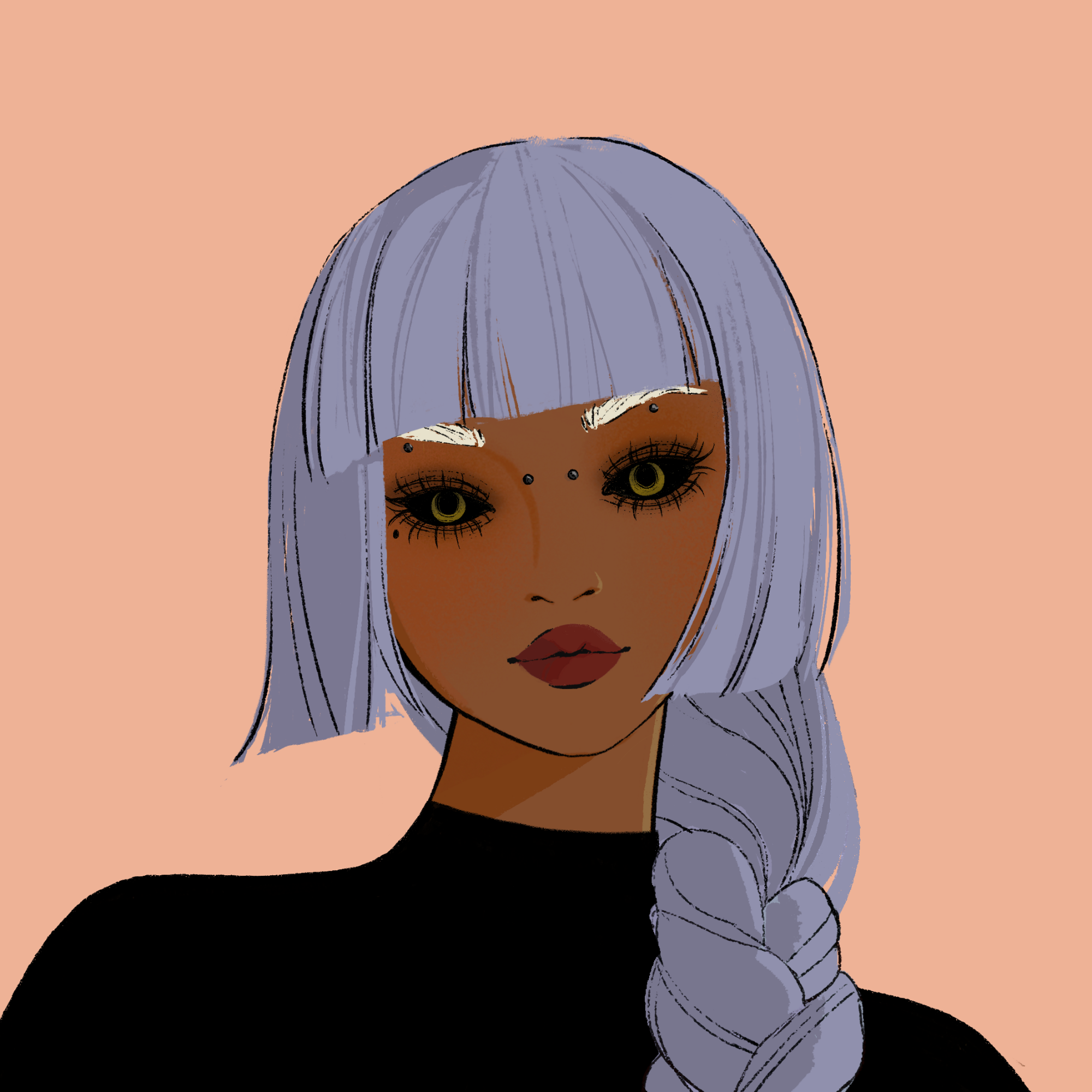 a portrait of Mojanda the hazardous