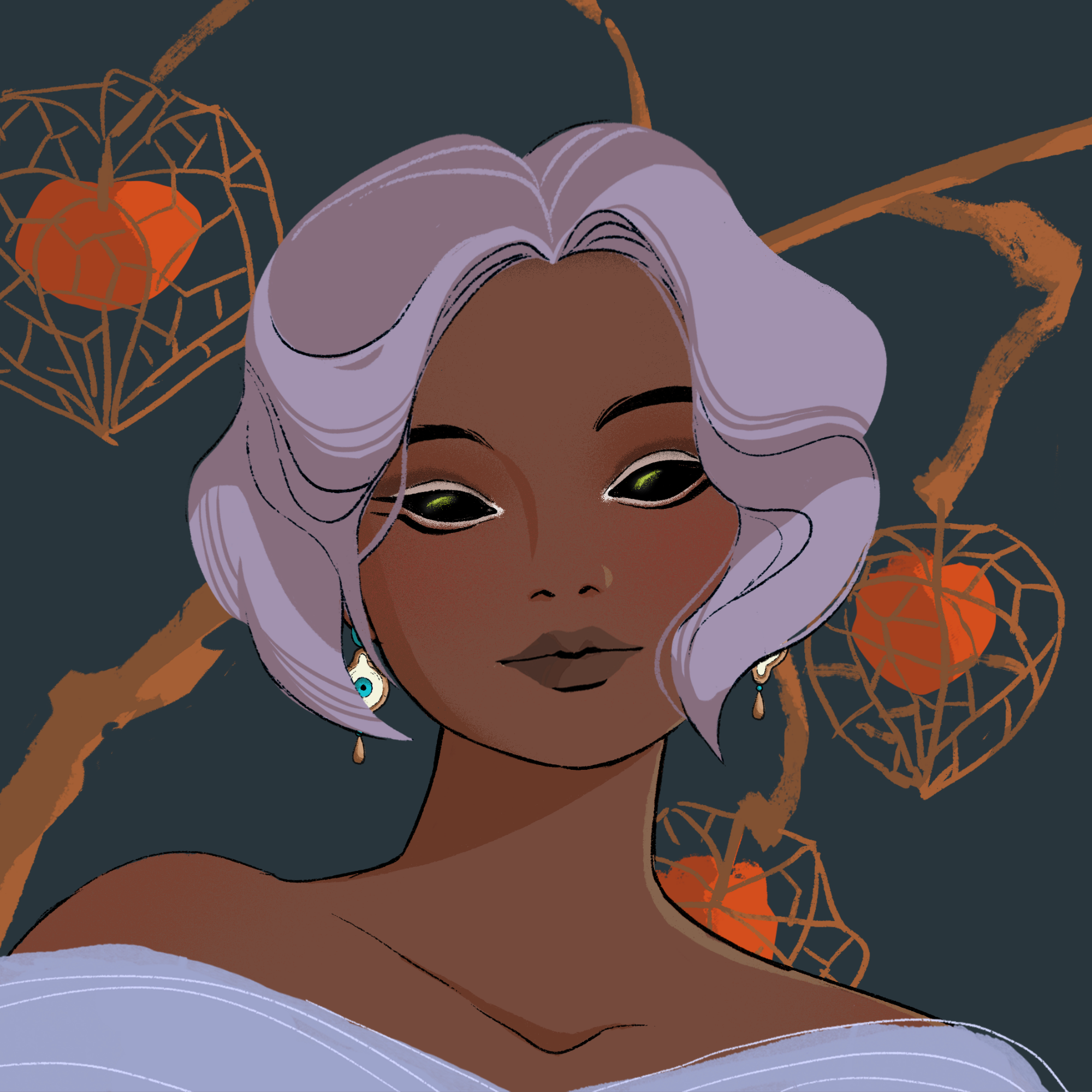 a portrait of Marigold, the lovely dew