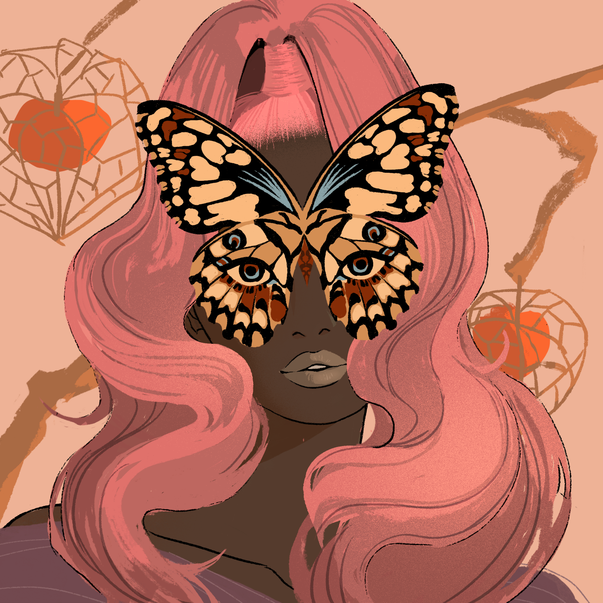 a portrait of Cicely the seafoam