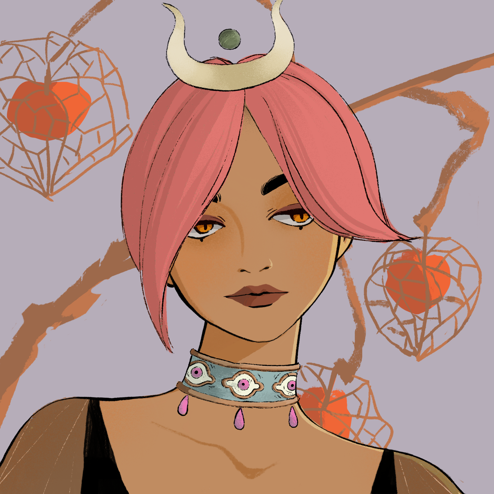 a portrait of Lilac, the divine cocoon