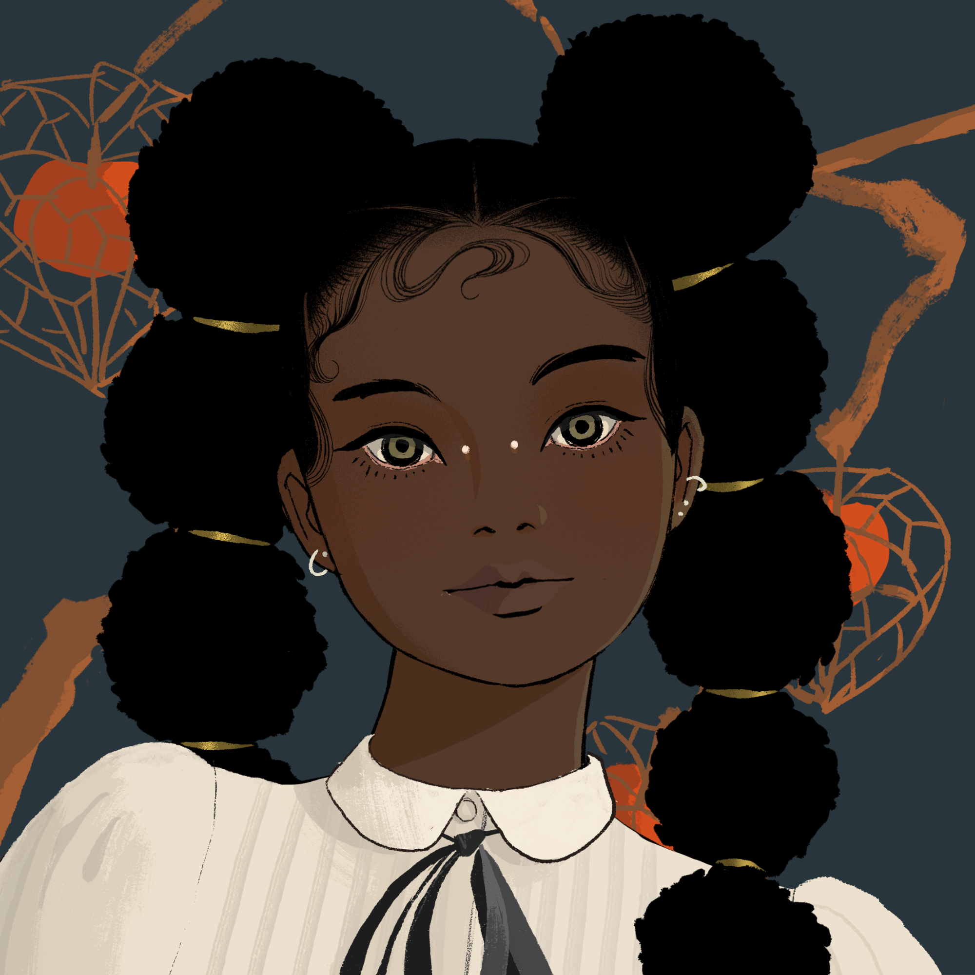 a portrait of Mimosa of the hallowed halls