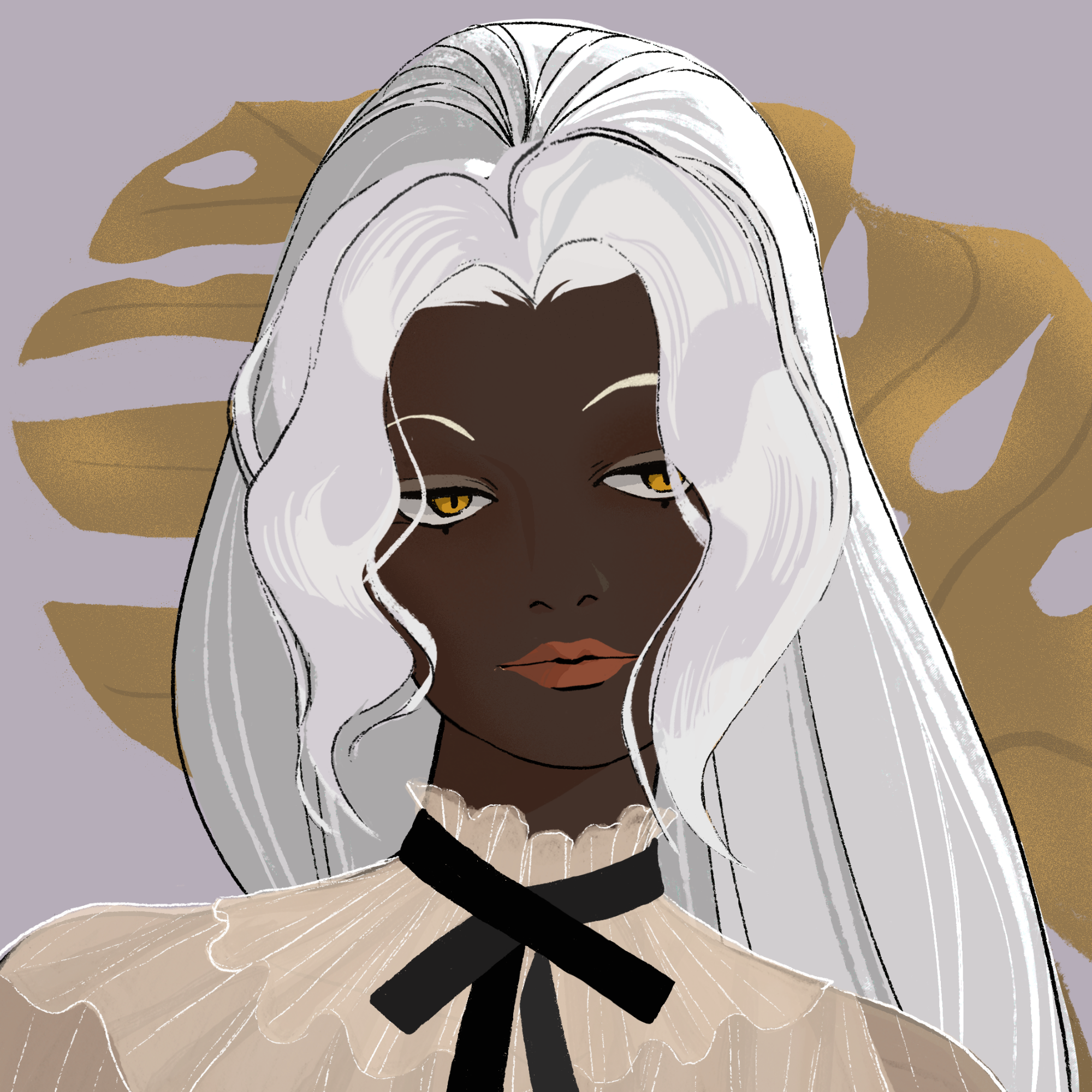 a portrait of Holmium, the dark plane