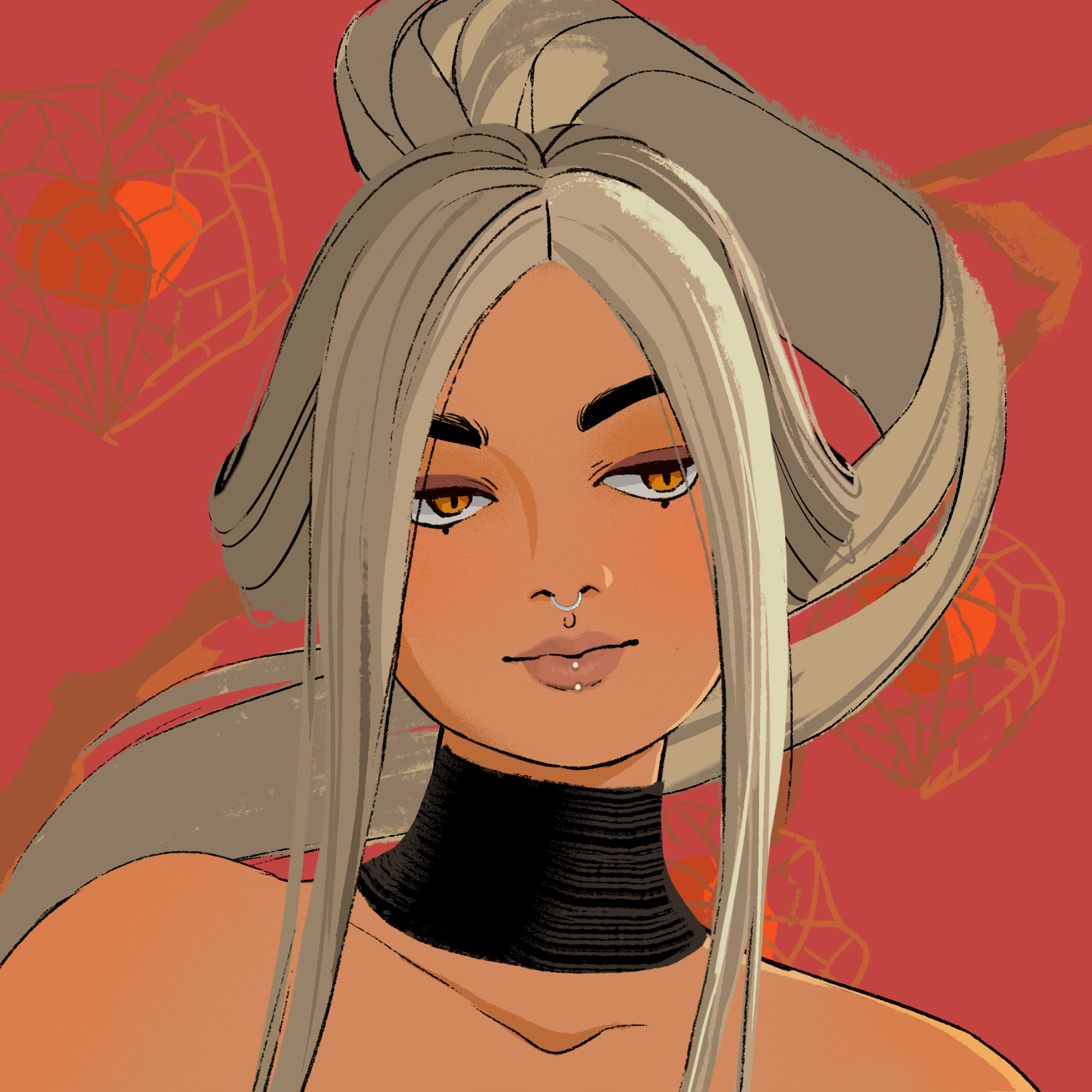 a portrait of Avalanche the flaming