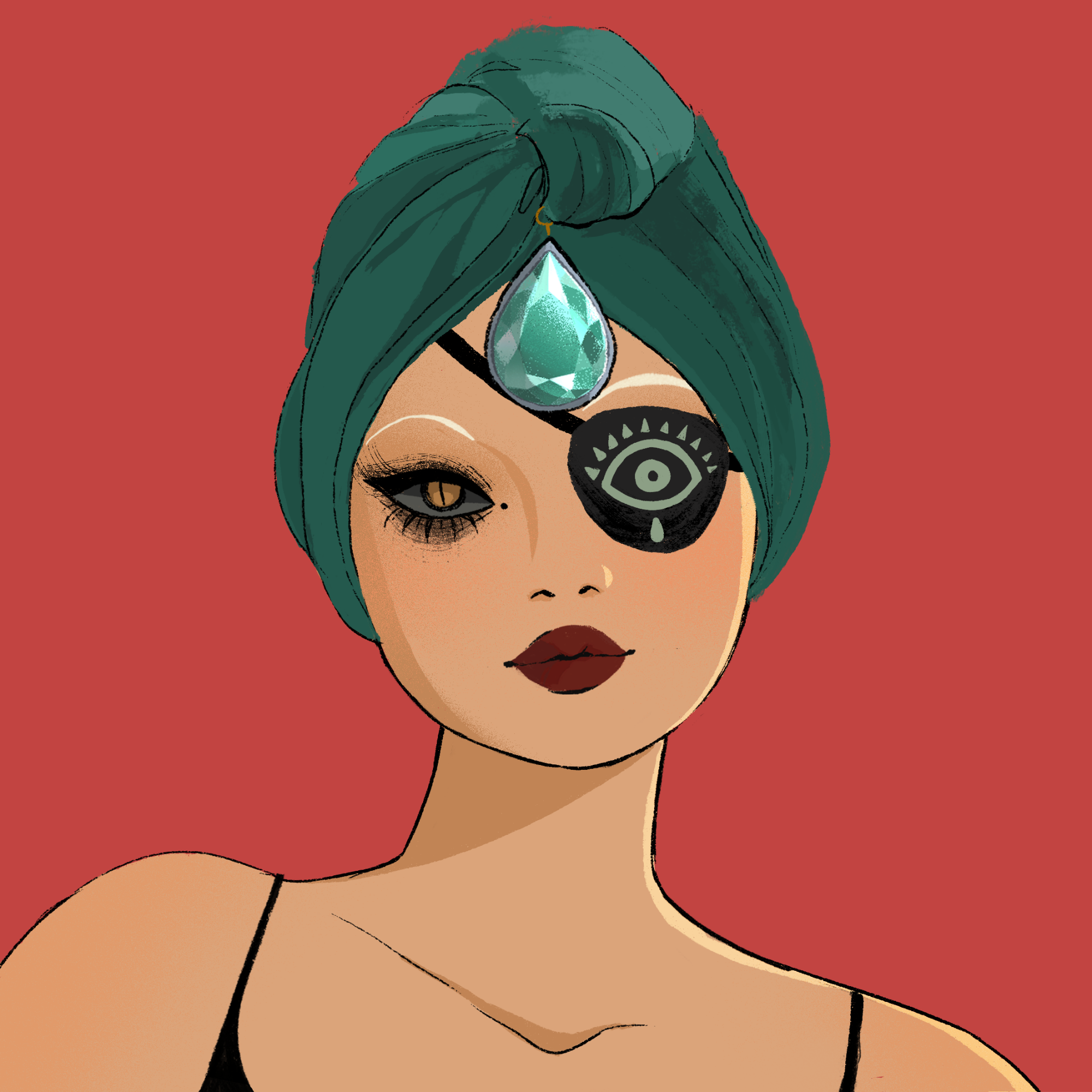 a portrait of Olive, the still riddle