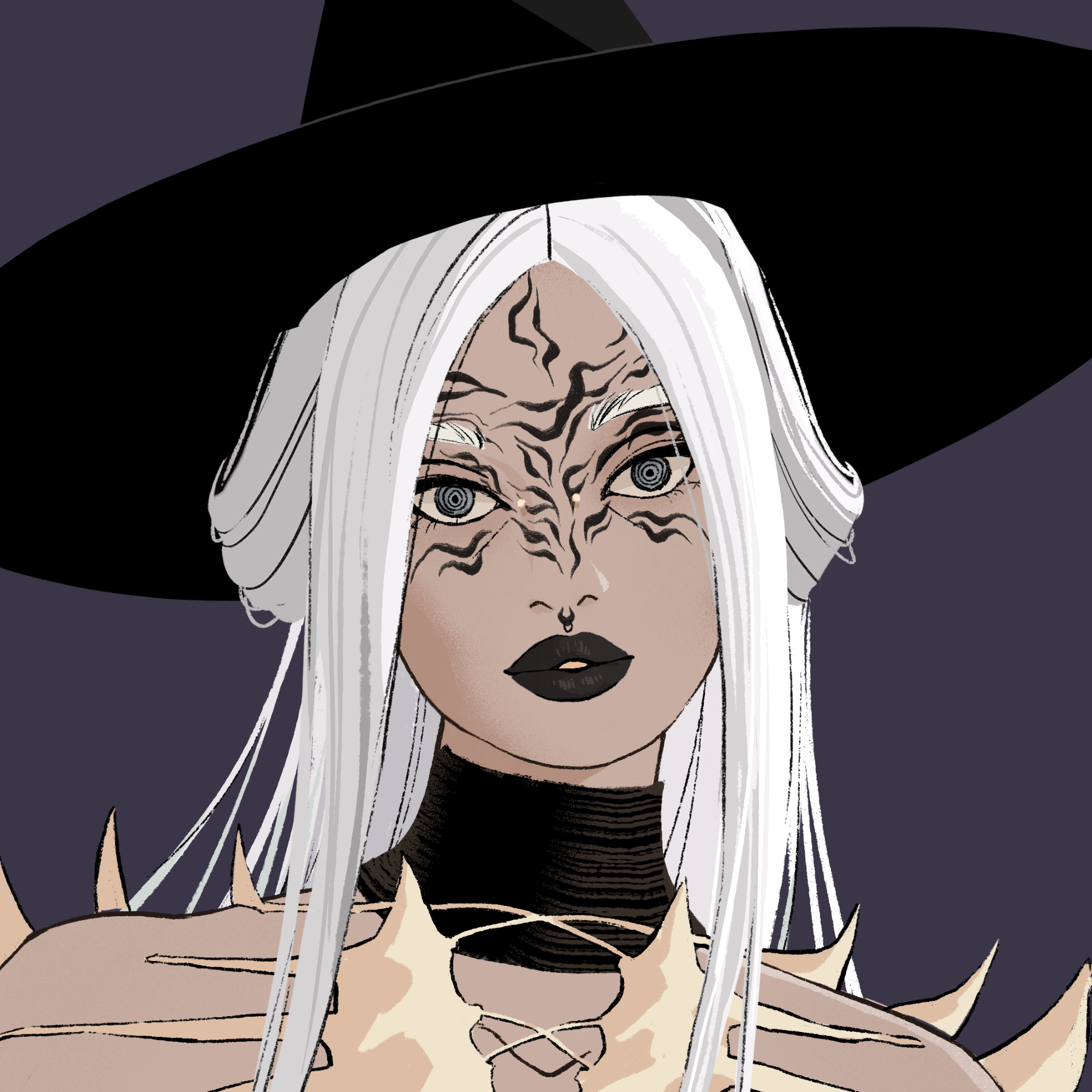 a portrait of Fuji the uncanny