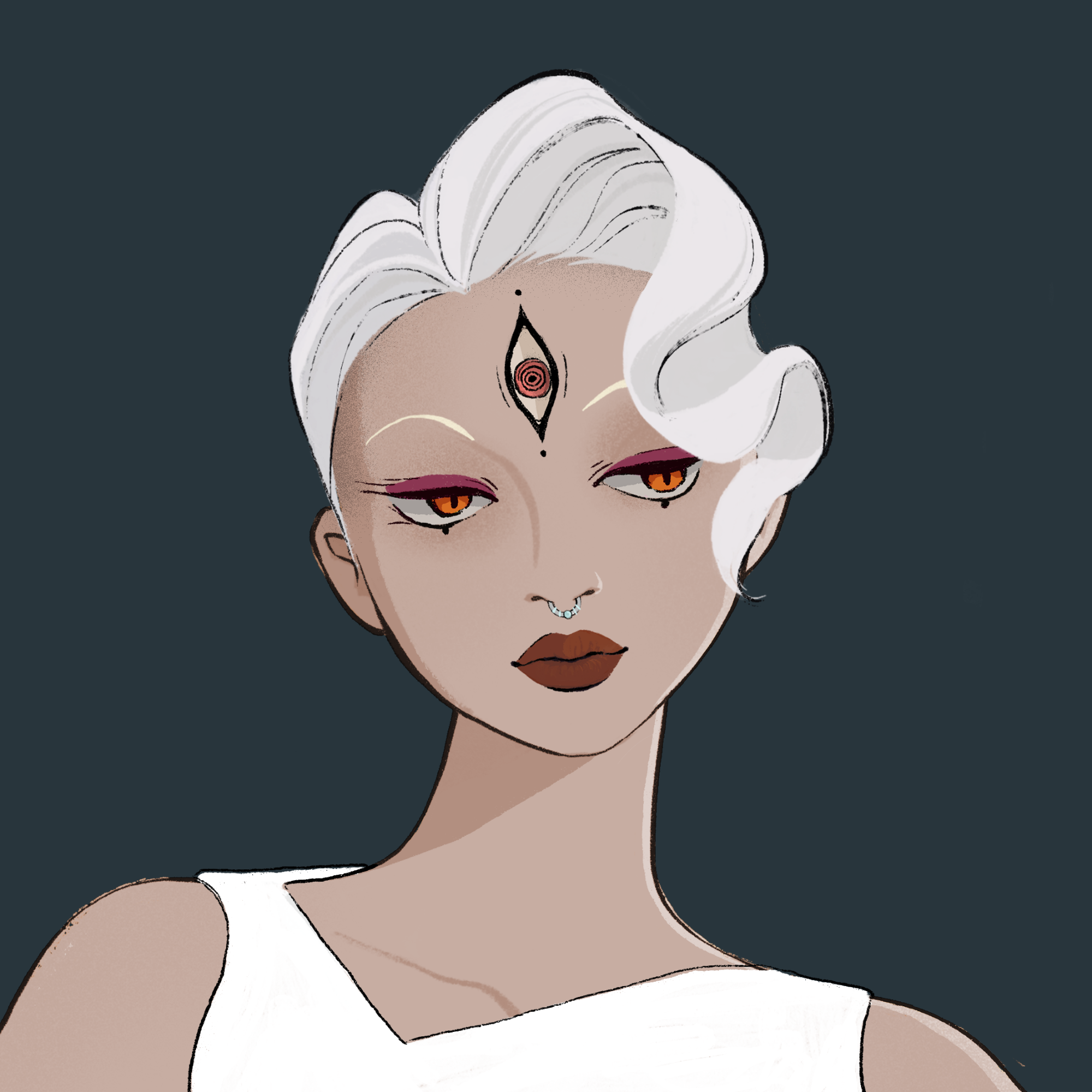 a portrait of Mulberry clam