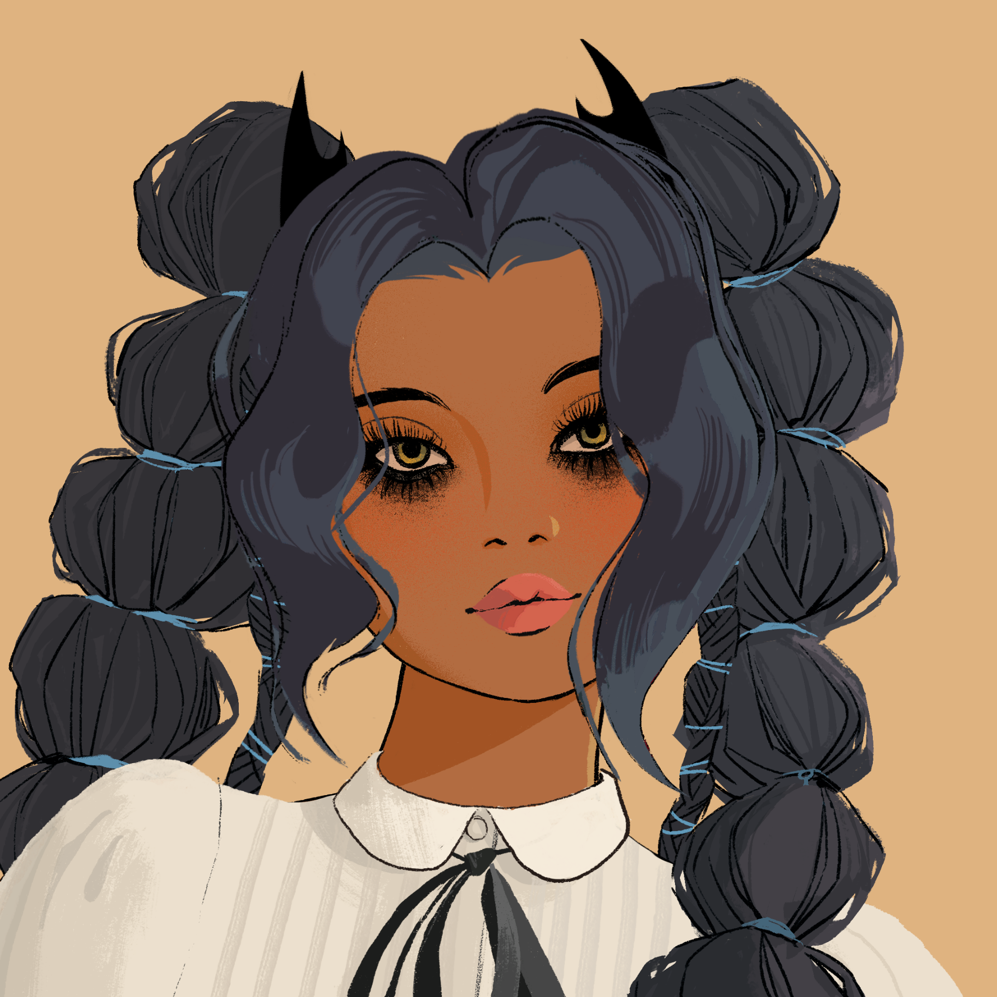 a portrait of Ethyl the covert