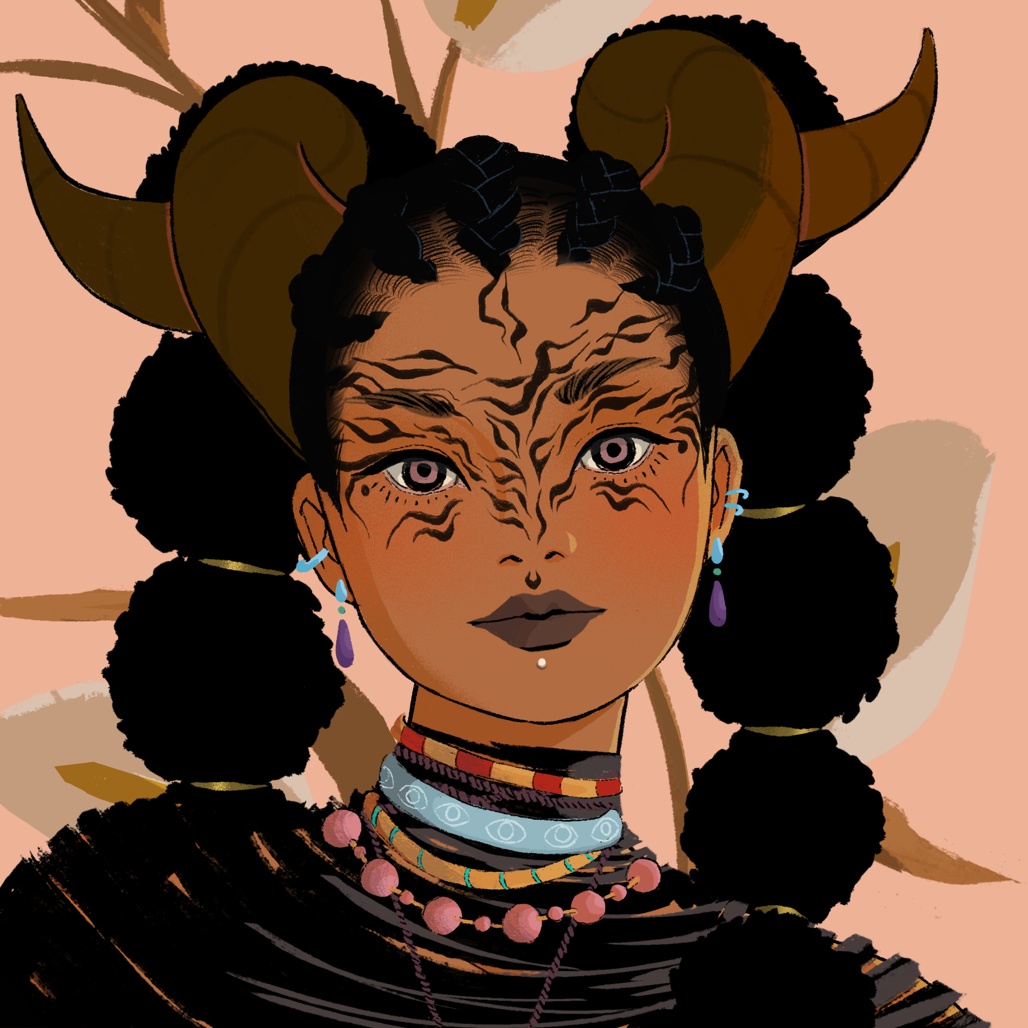 a portrait of Thera, the brutal grenade