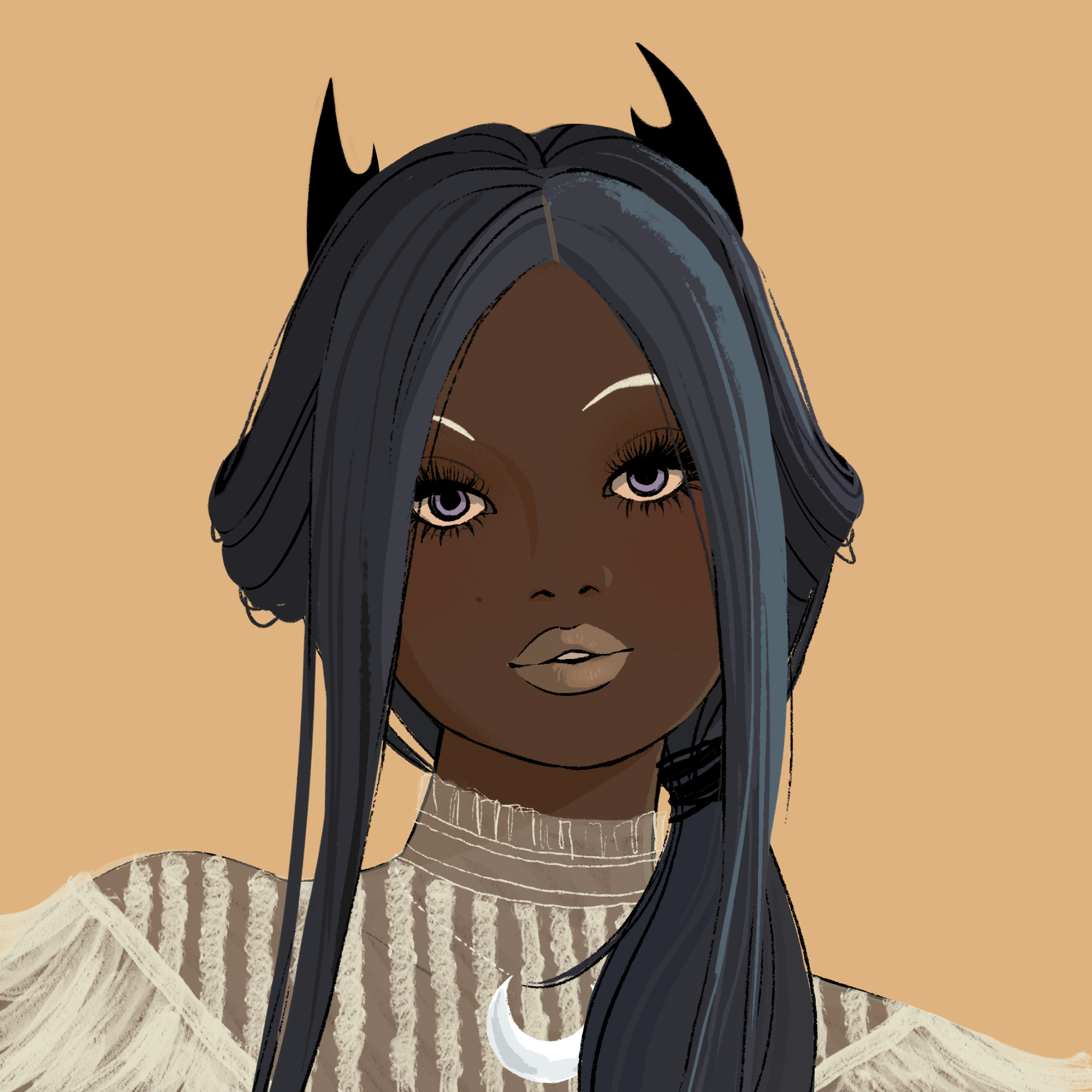 a portrait of Hemlock, the pale quarterstaff