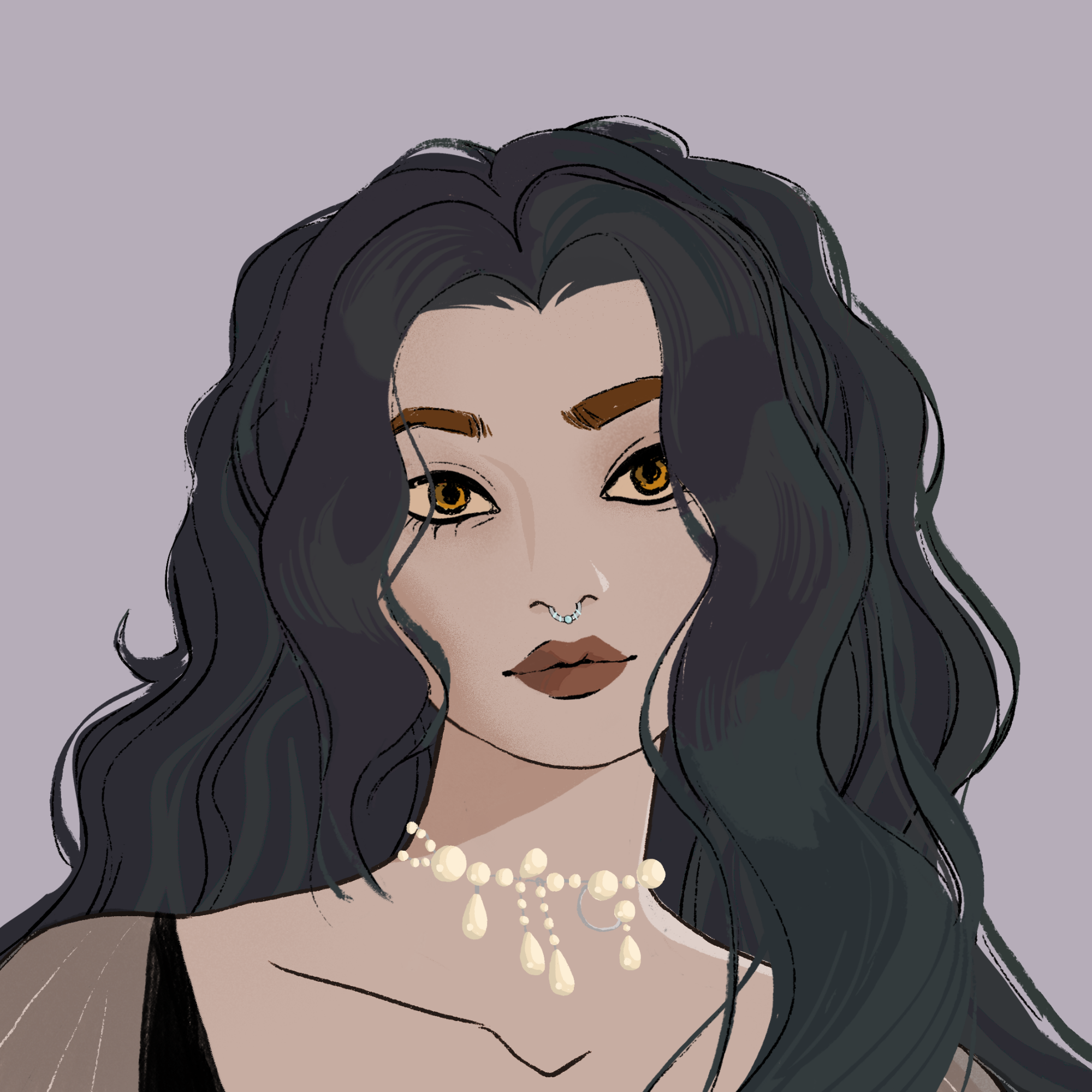 a portrait of Aria, the striking potpurri