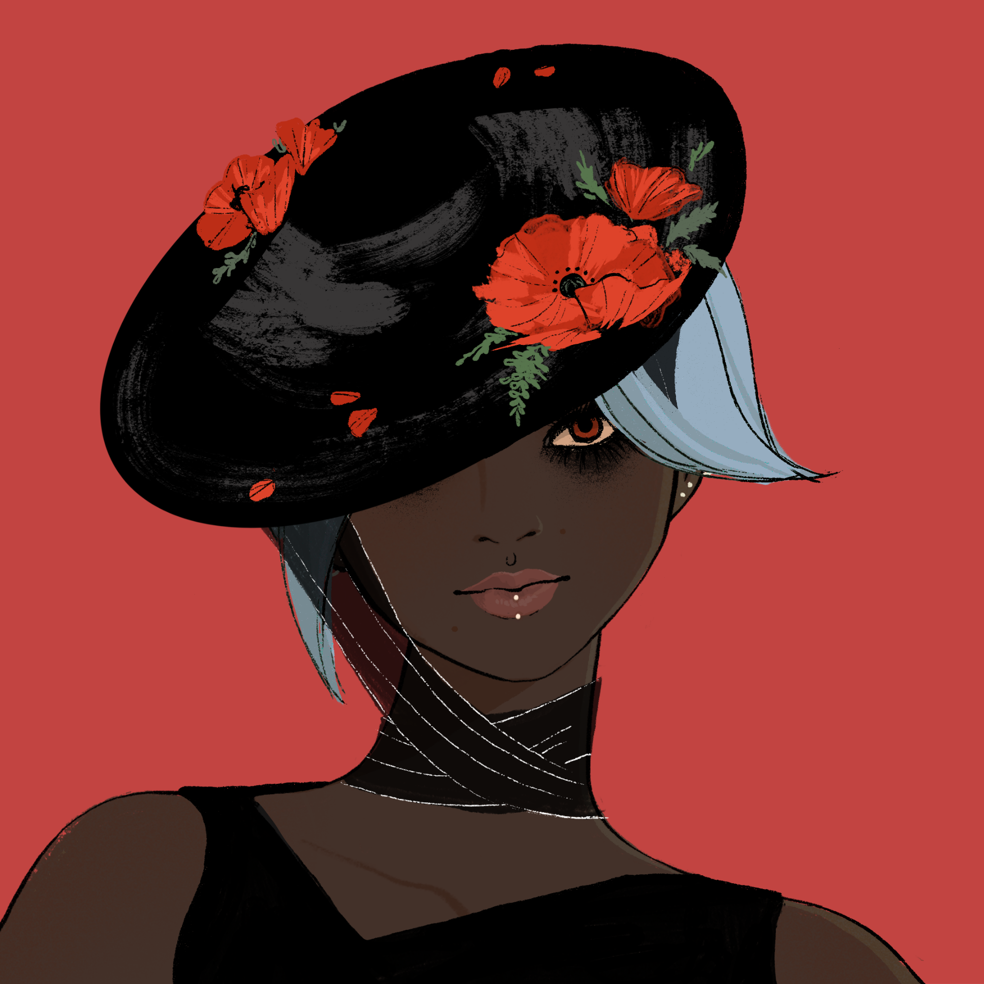 a portrait of Malachite, the perpetual seance