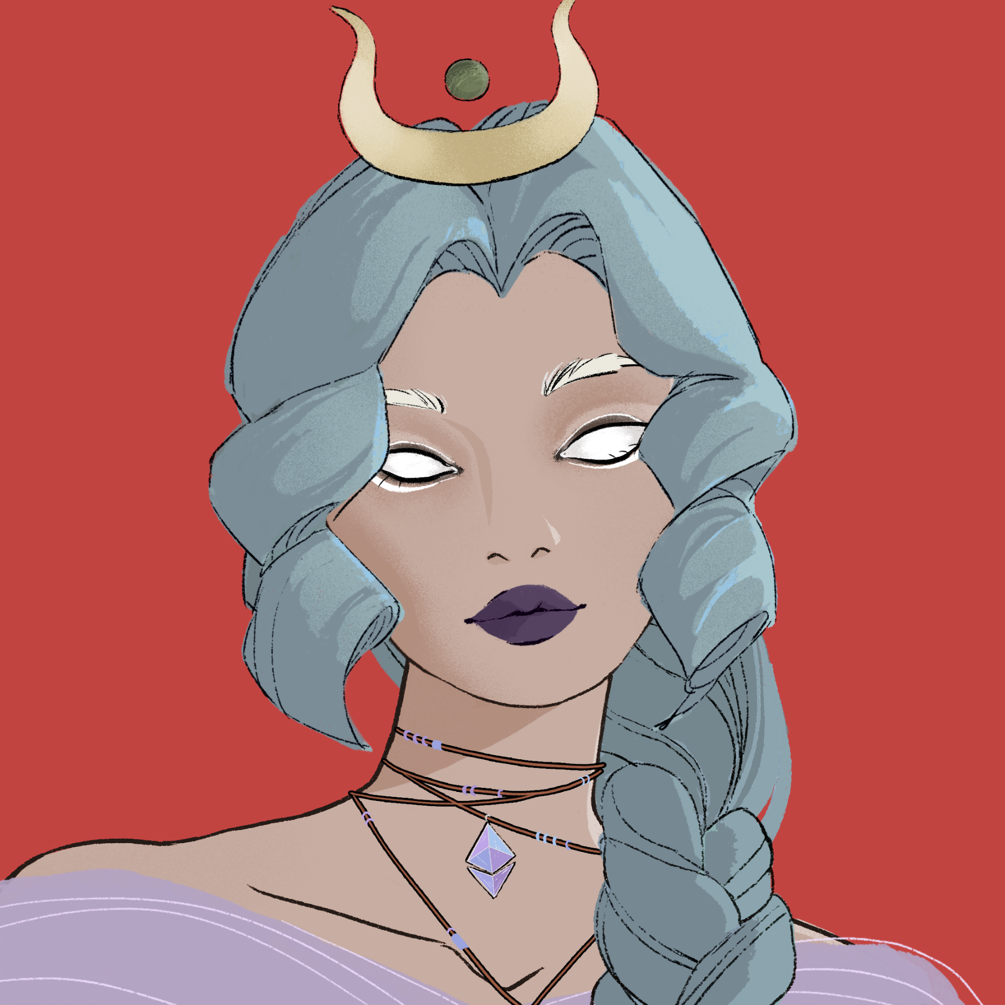 a portrait of Acerola, the delicate fountain