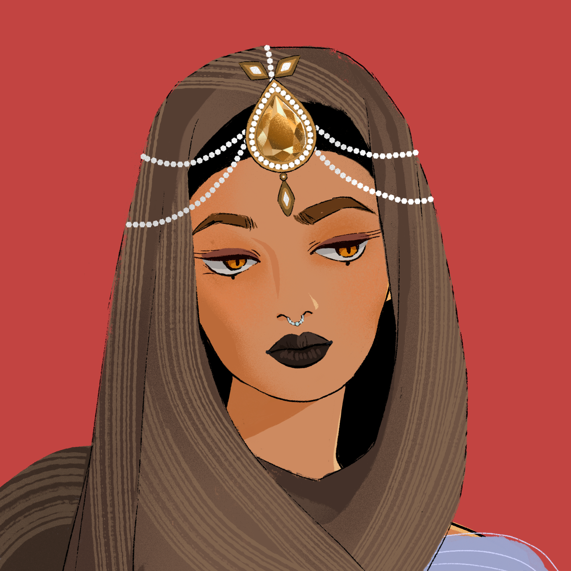 a portrait of Elegy, the fragrant stole