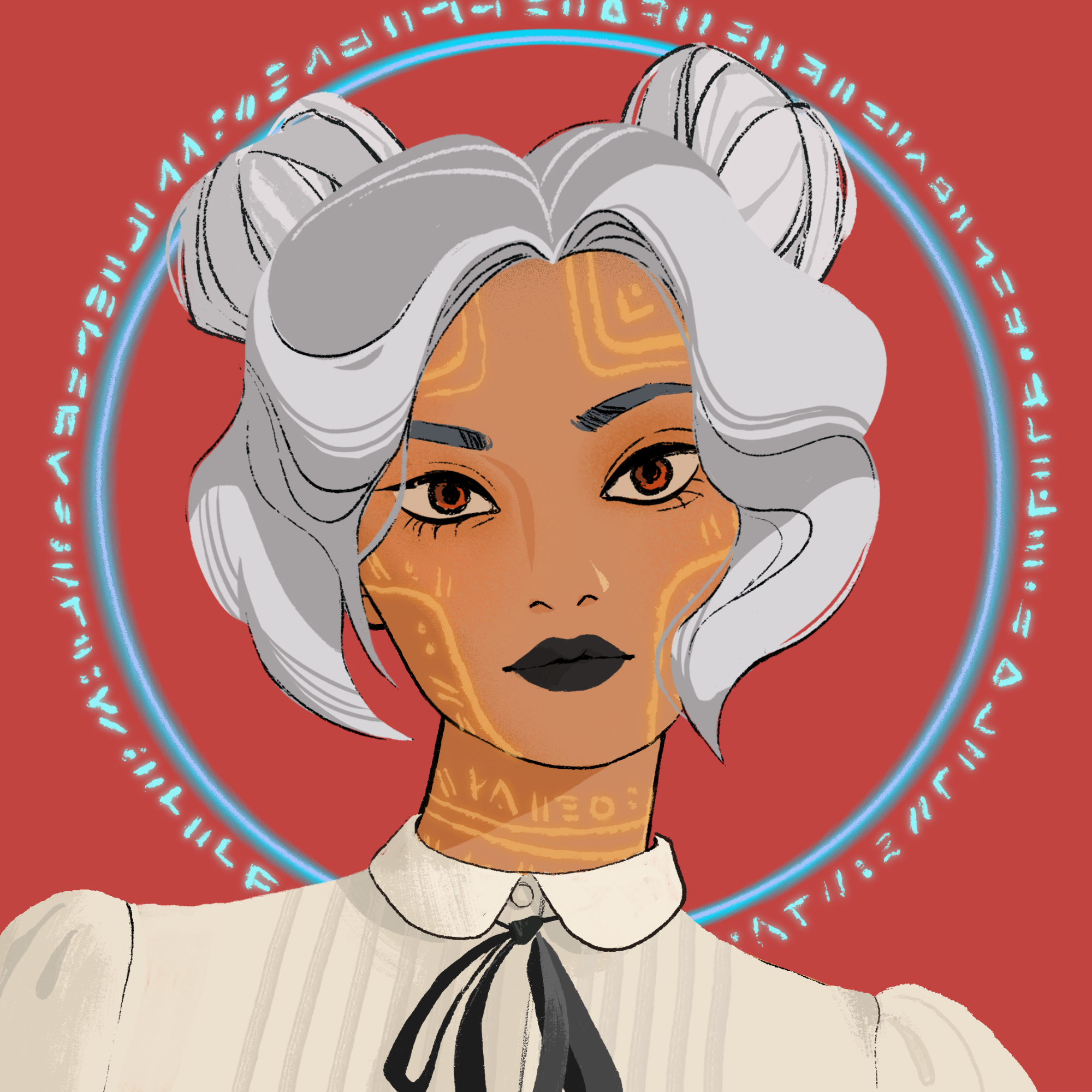 a portrait of Eridanus the arcane