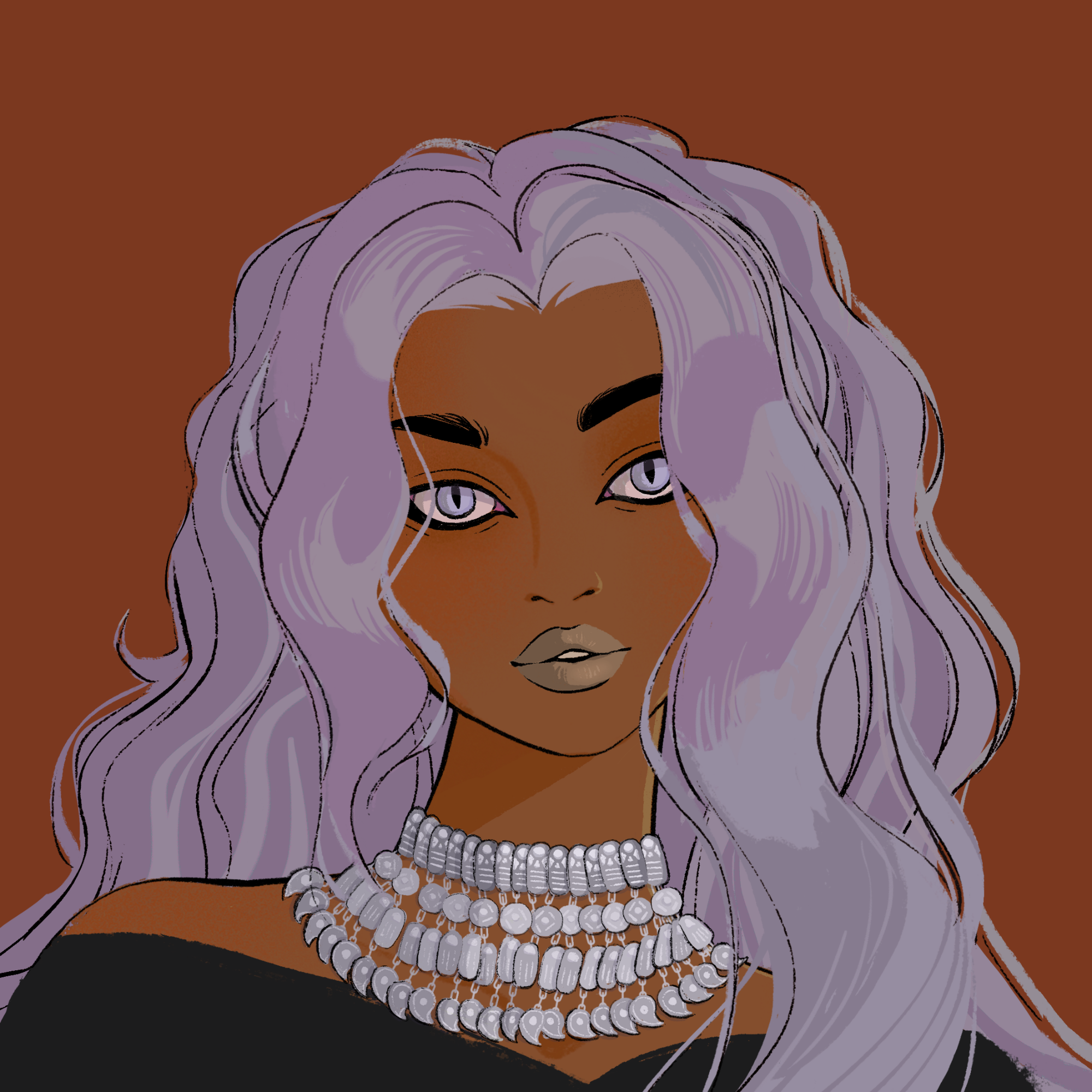 a portrait of Ylang-ylang the intriguing