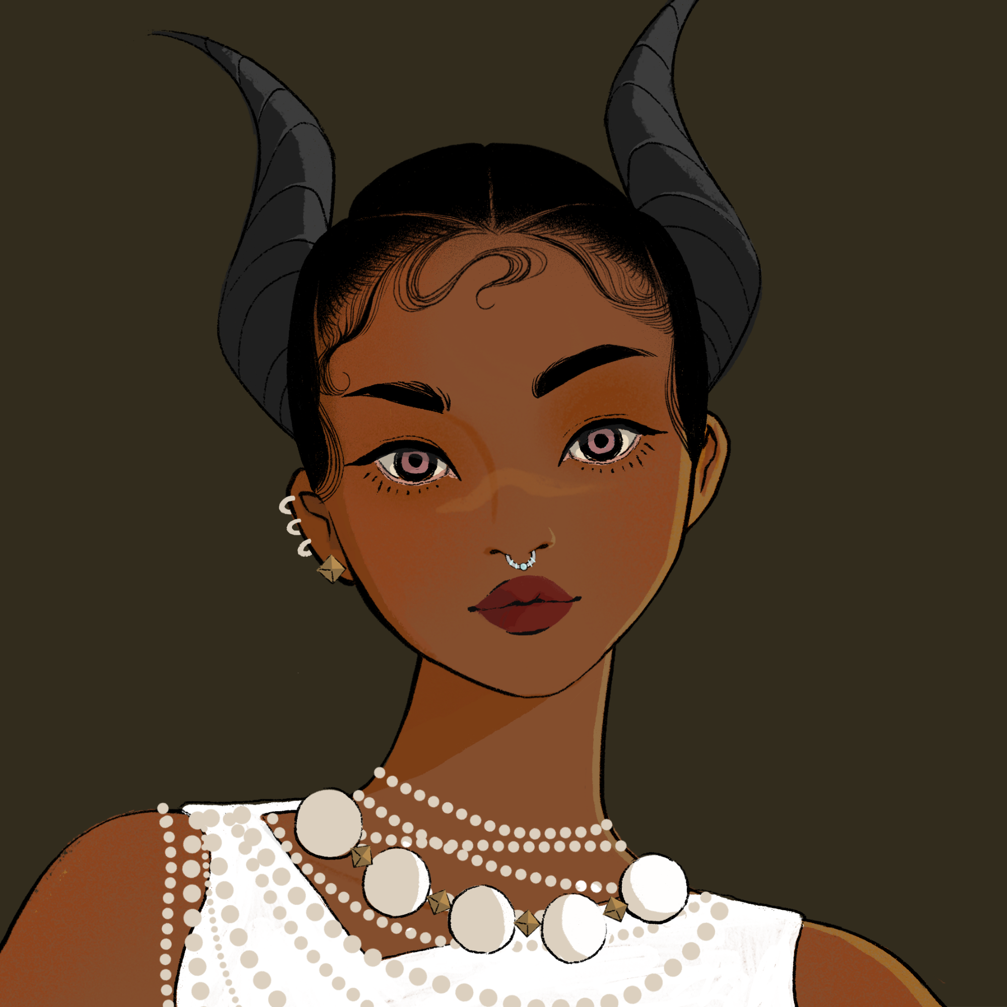 a portrait of Zingana, the lithe death