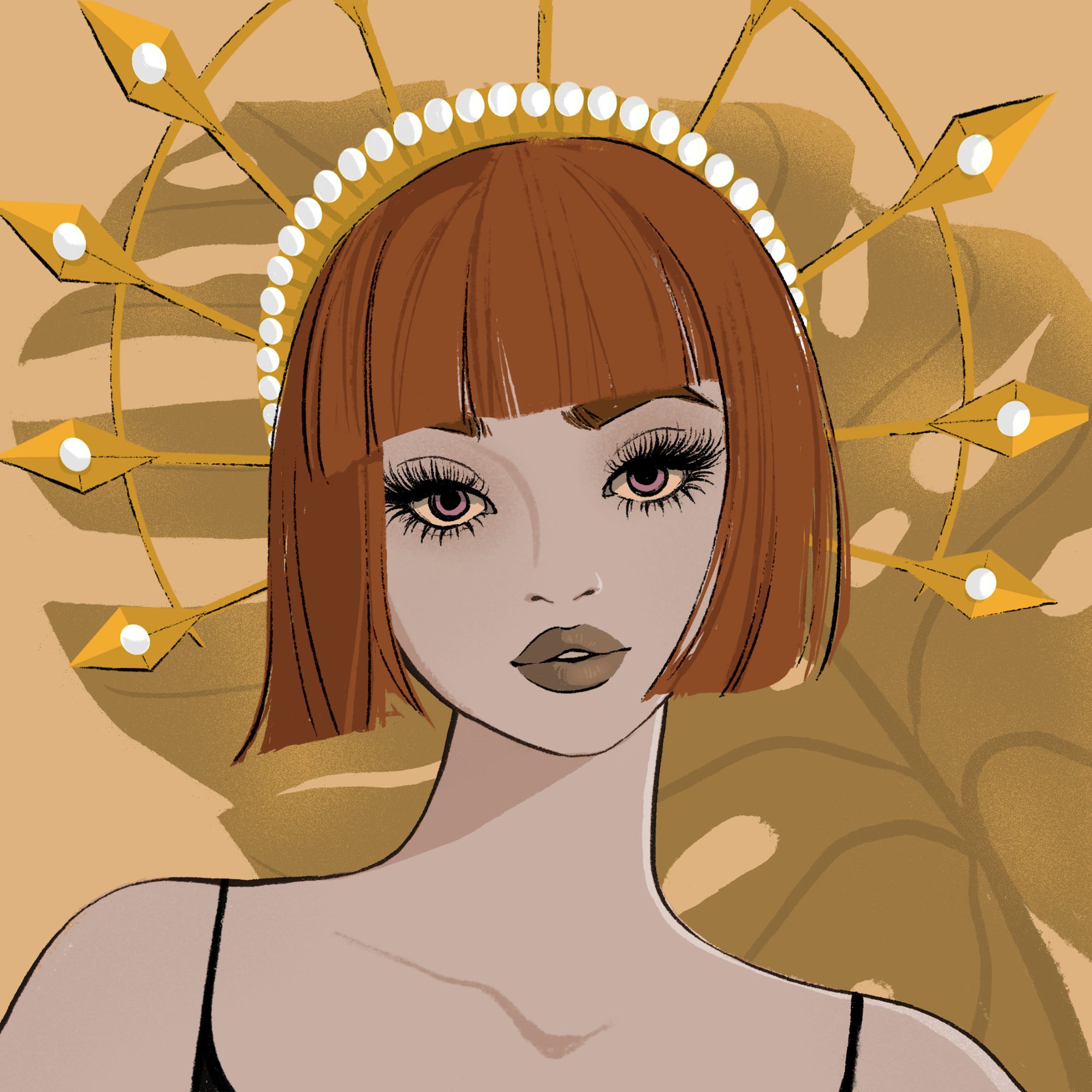 a portrait of Monoi of the tower