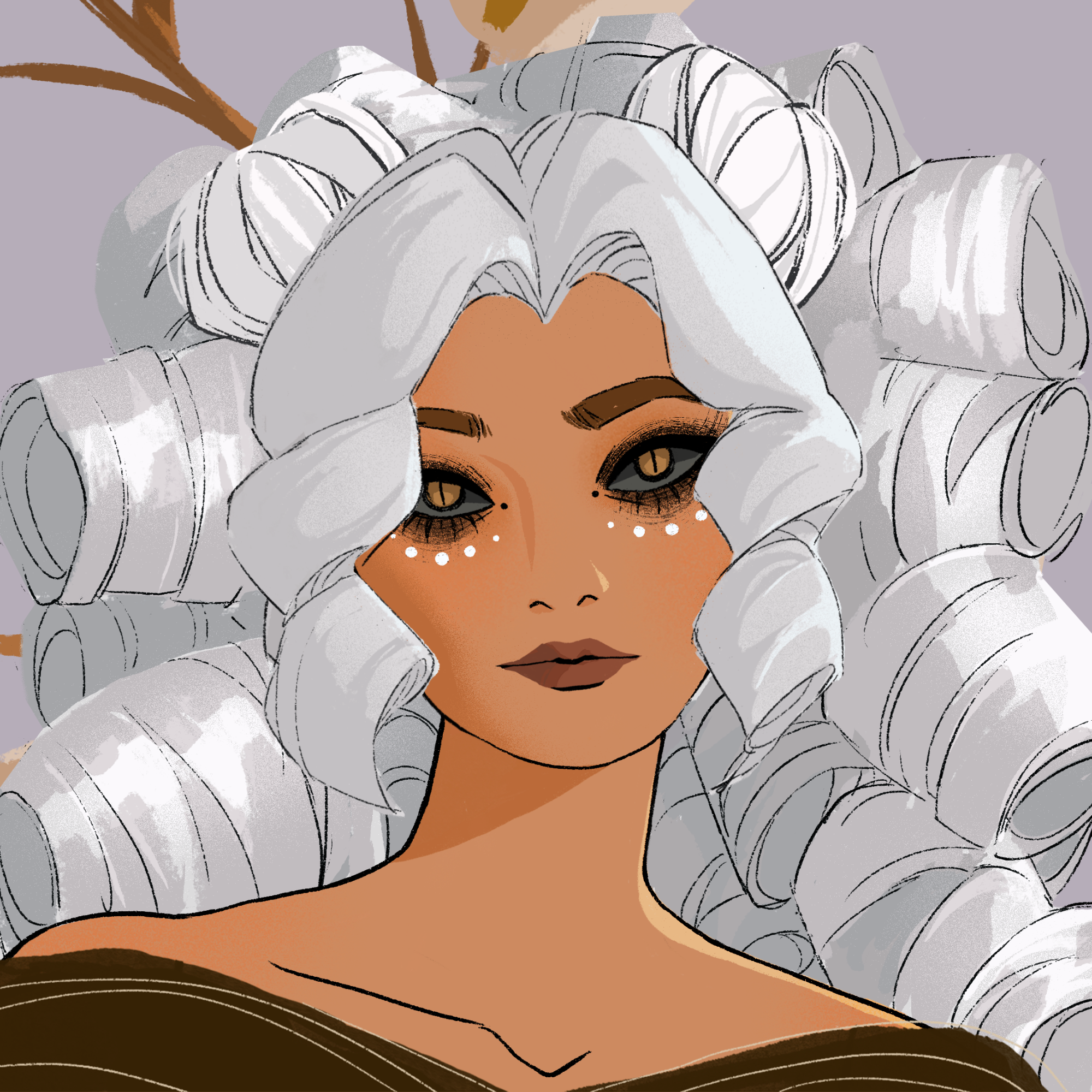 a portrait of Posy, the mercurial delusion