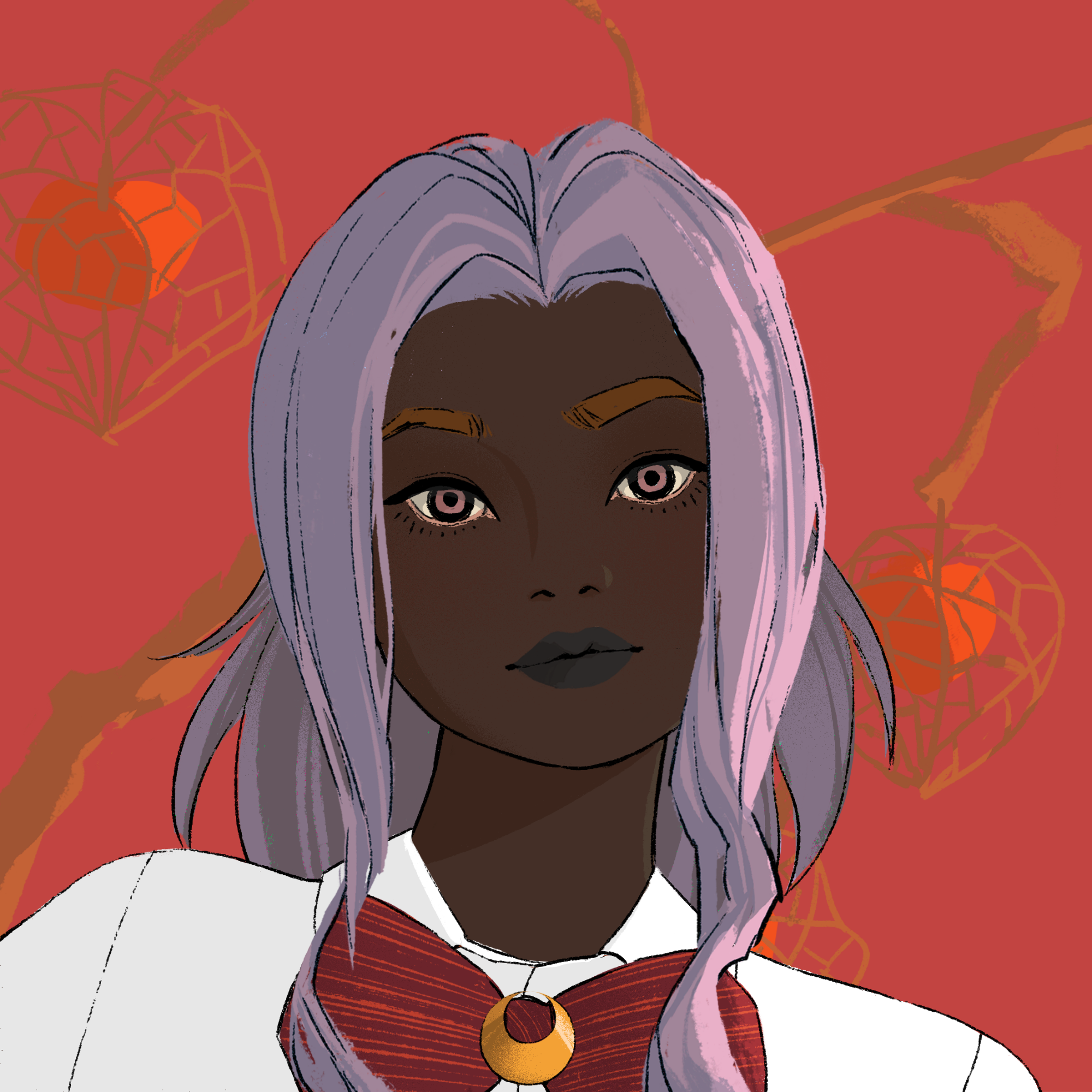 a portrait of Columba, the elastic quill