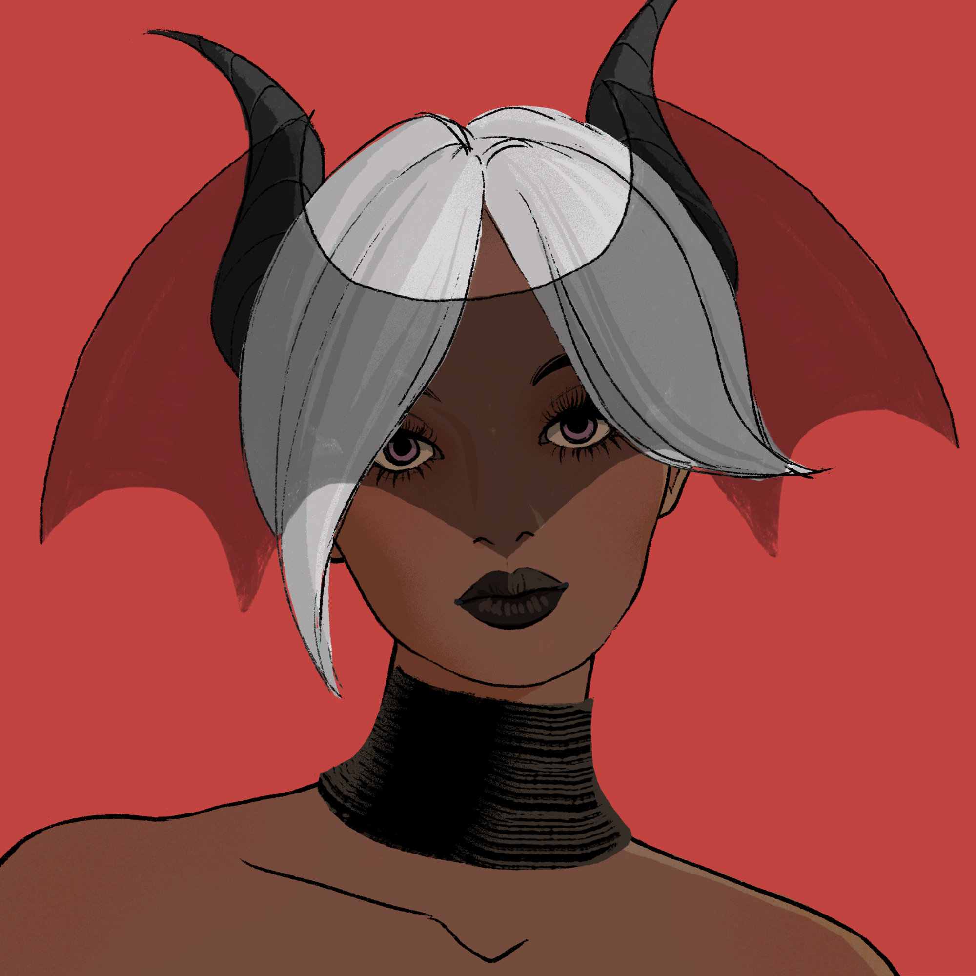 a portrait of Hassium, the perpetual dagger