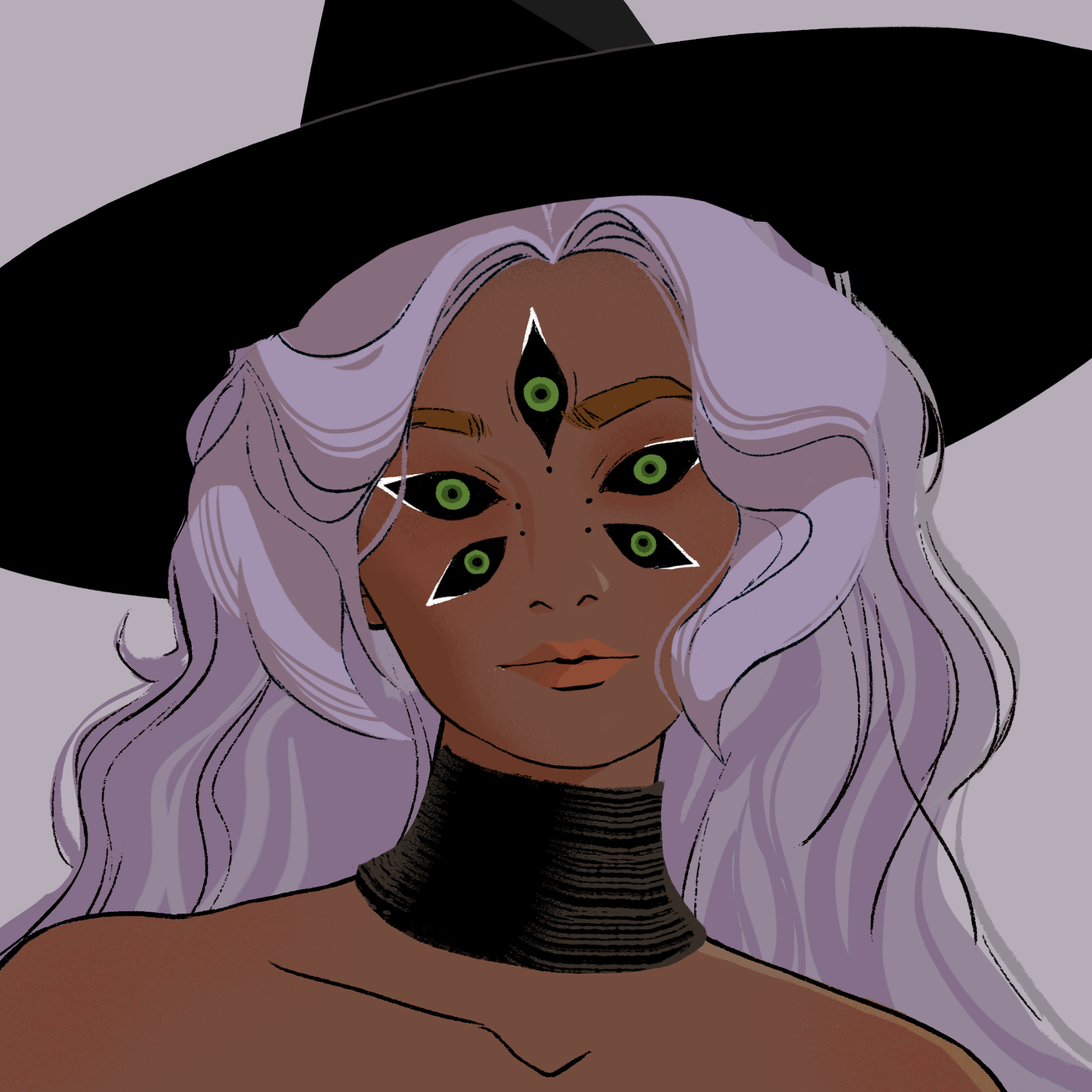 a portrait of Landslide, the savage whip