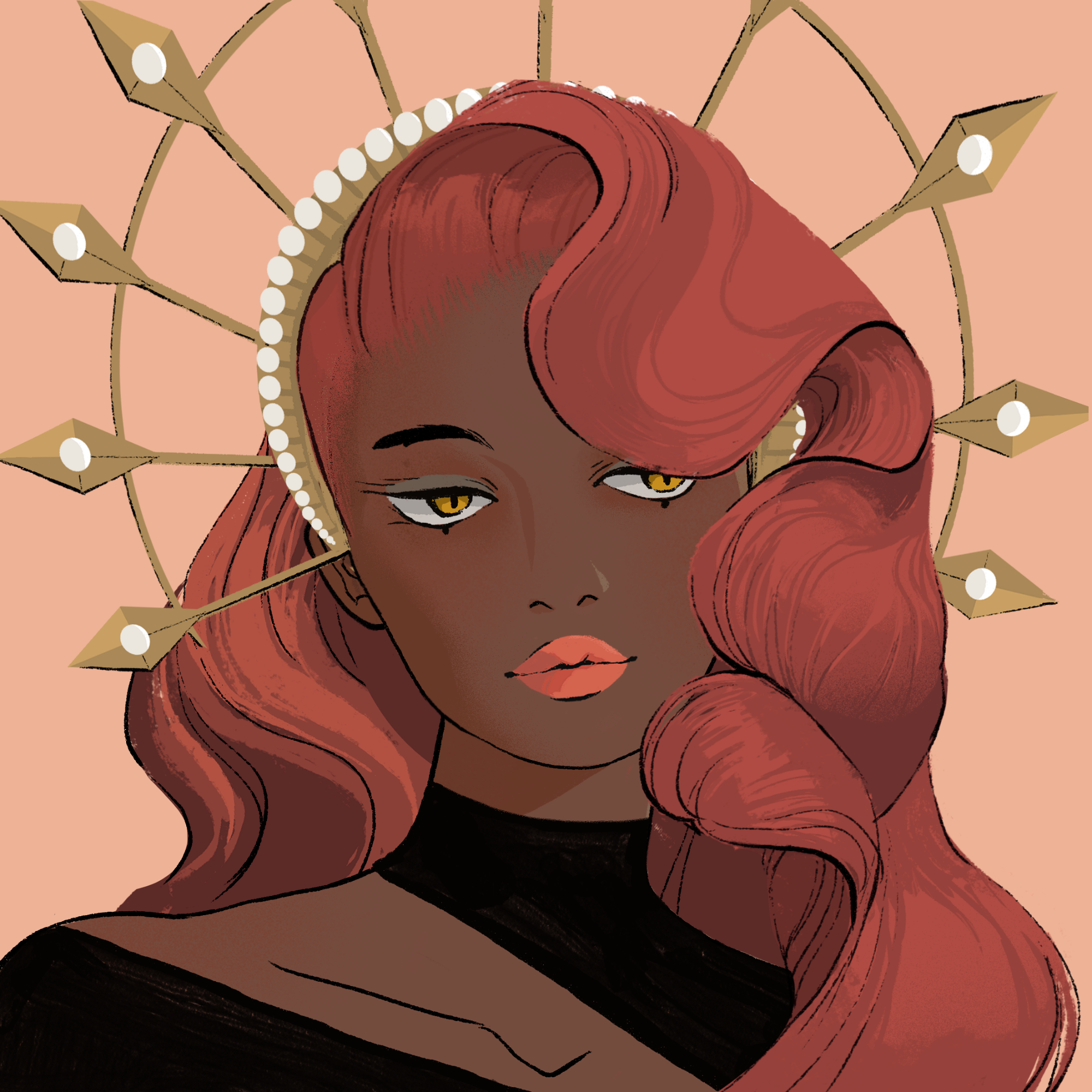 a portrait of Mademoiselle pearl