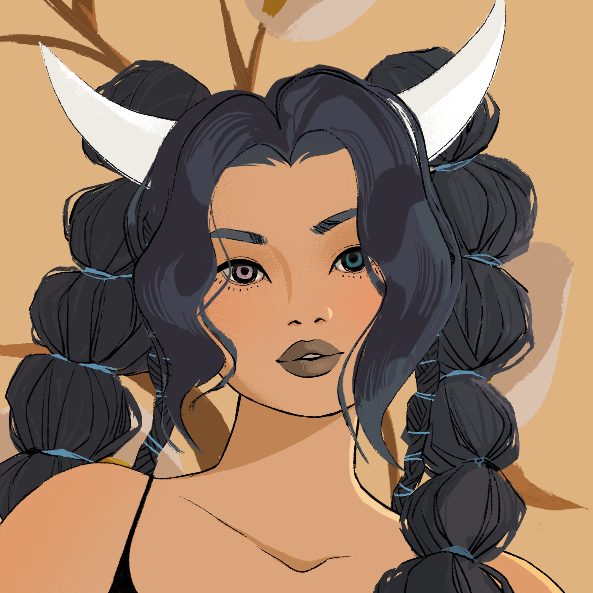 a portrait of Sinarka the roasted