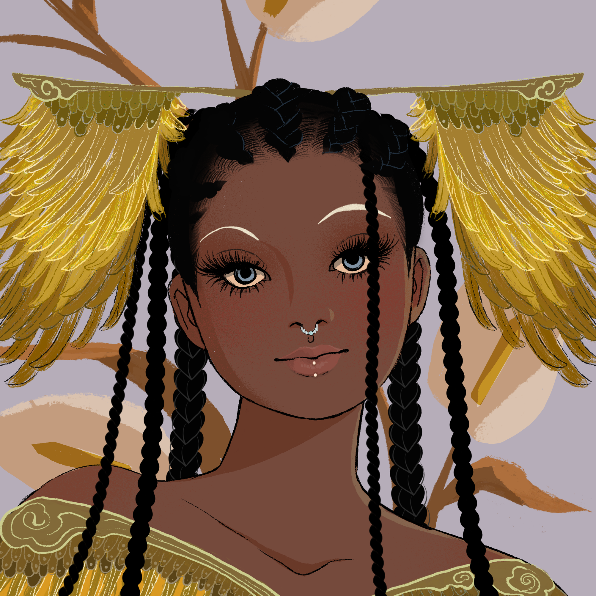 a portrait of Alexandrite the fragrant