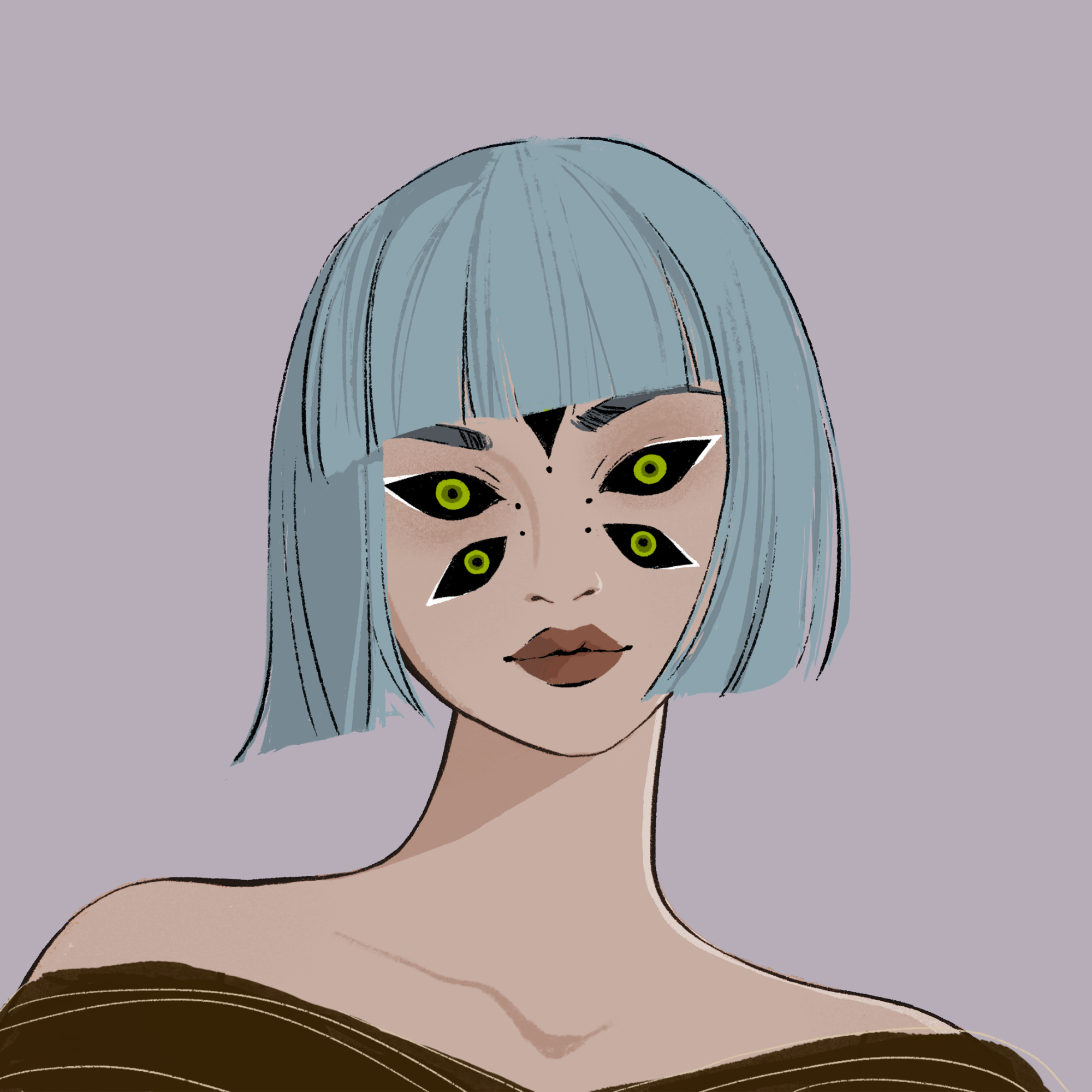a portrait of Earthquake, the motley ammunition