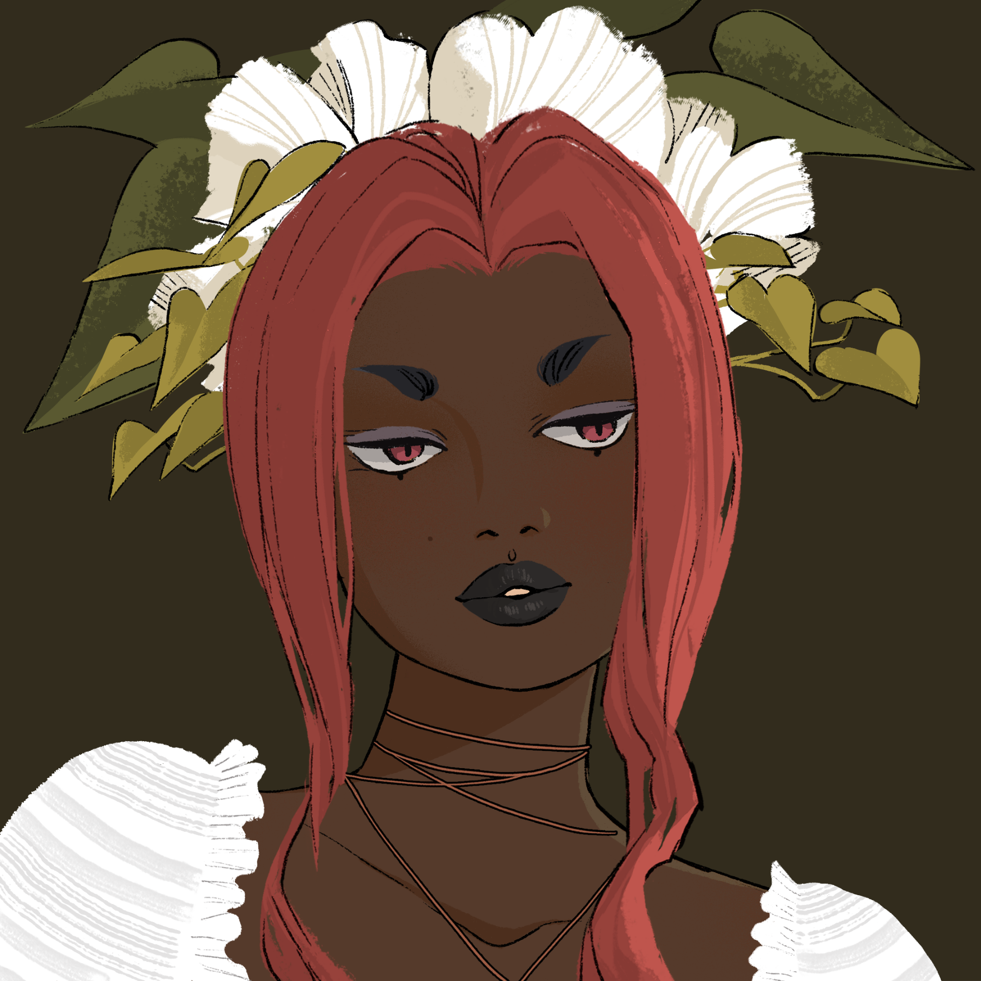 a portrait of Chives the beige